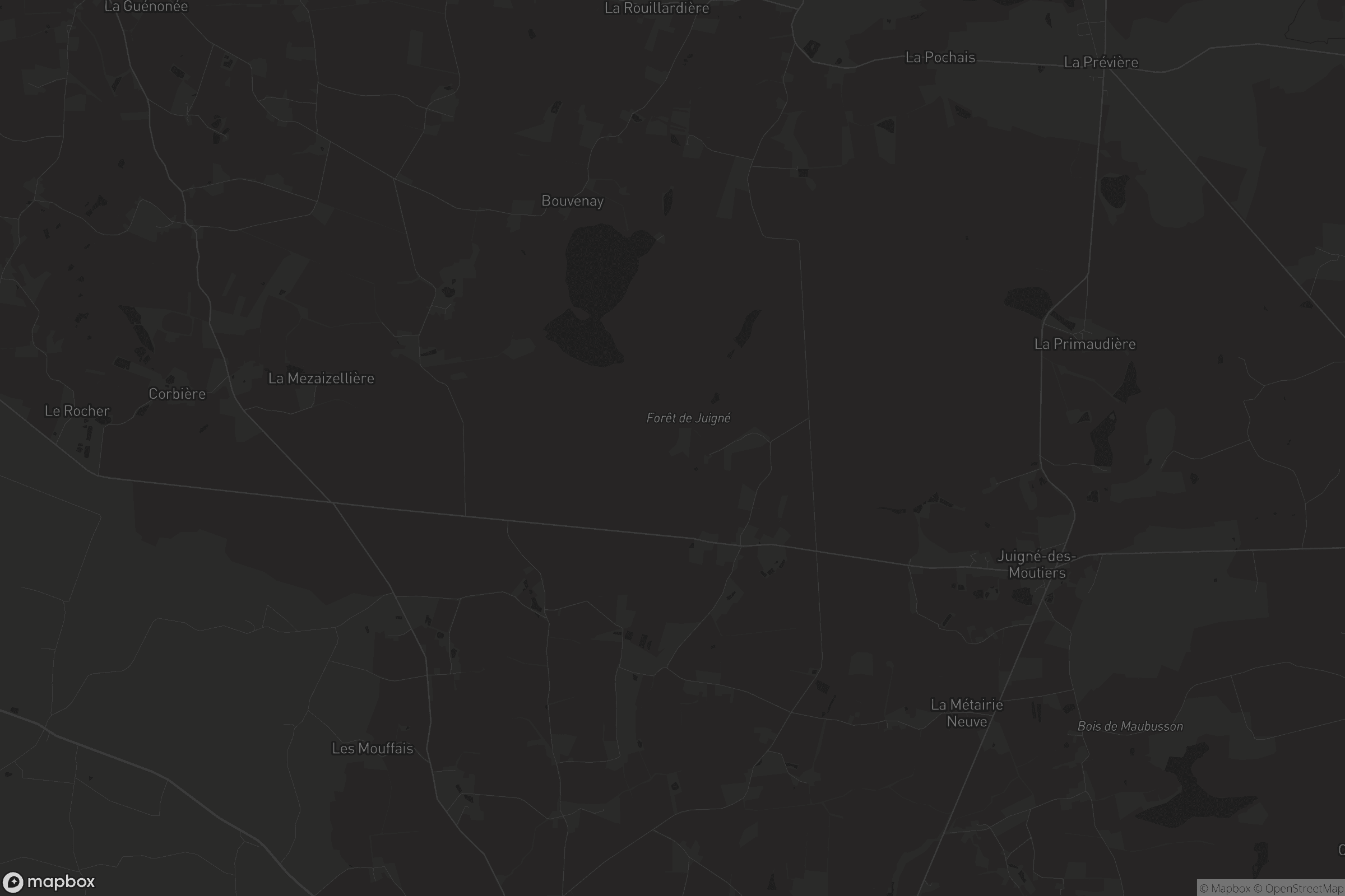 Carte de Juigné-des-Moutiers