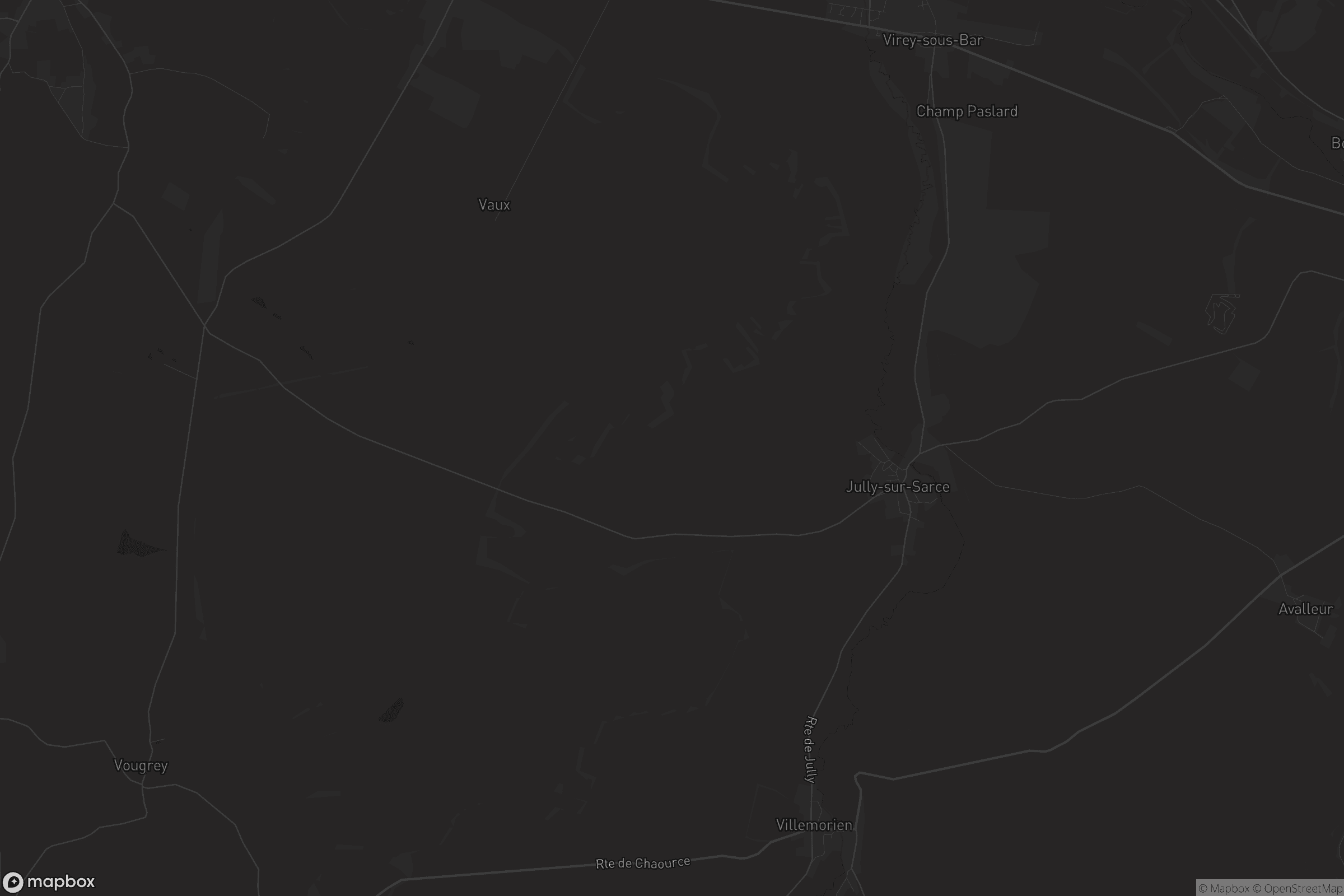 Carte de Jully-sur-Sarce