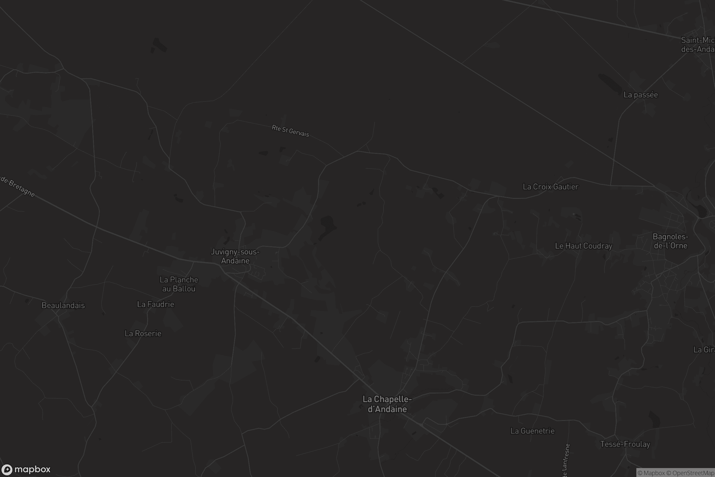 Carte de Juvigny-sous-Andaine