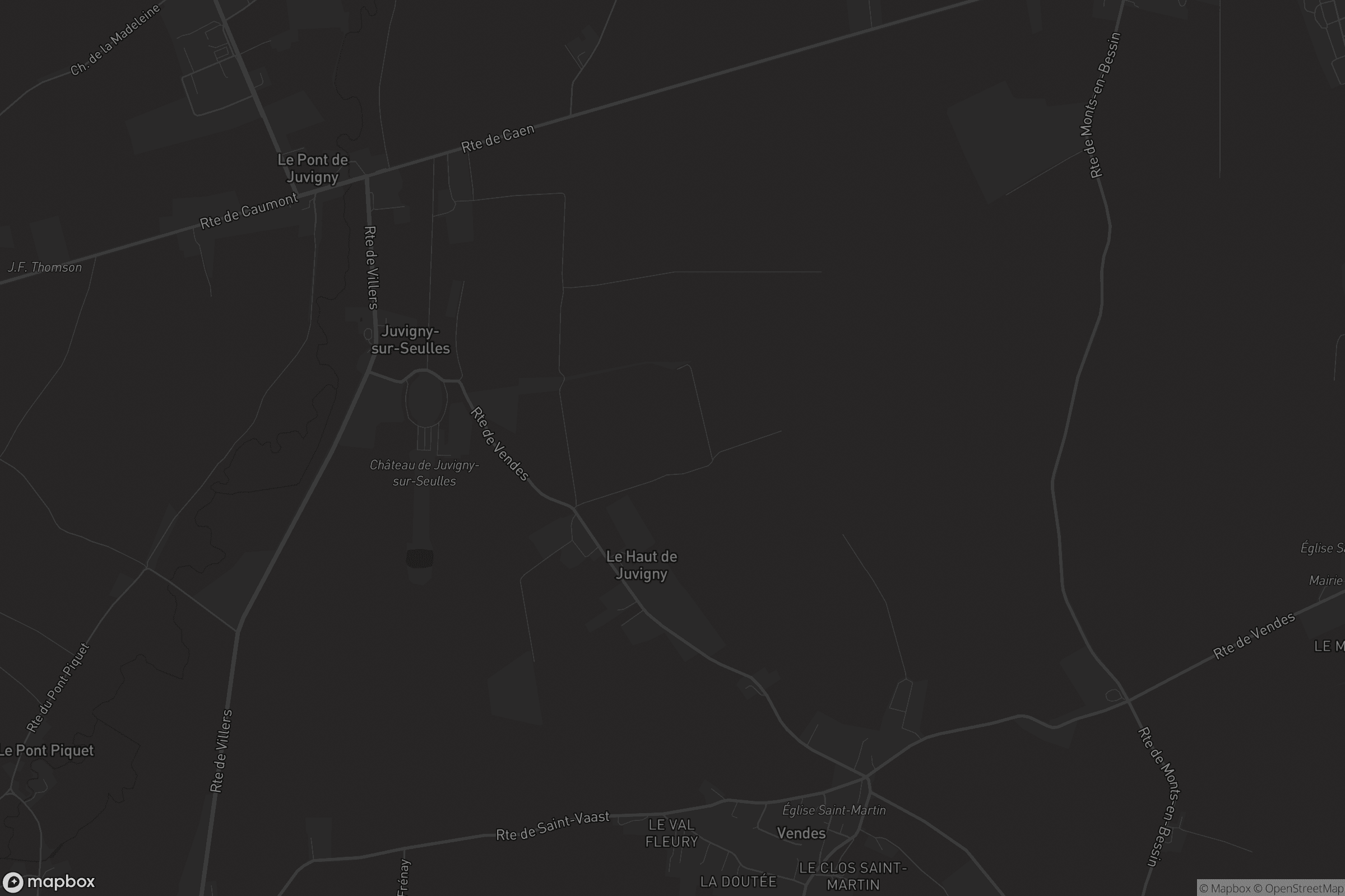 Carte de Juvigny-sur-Seulles