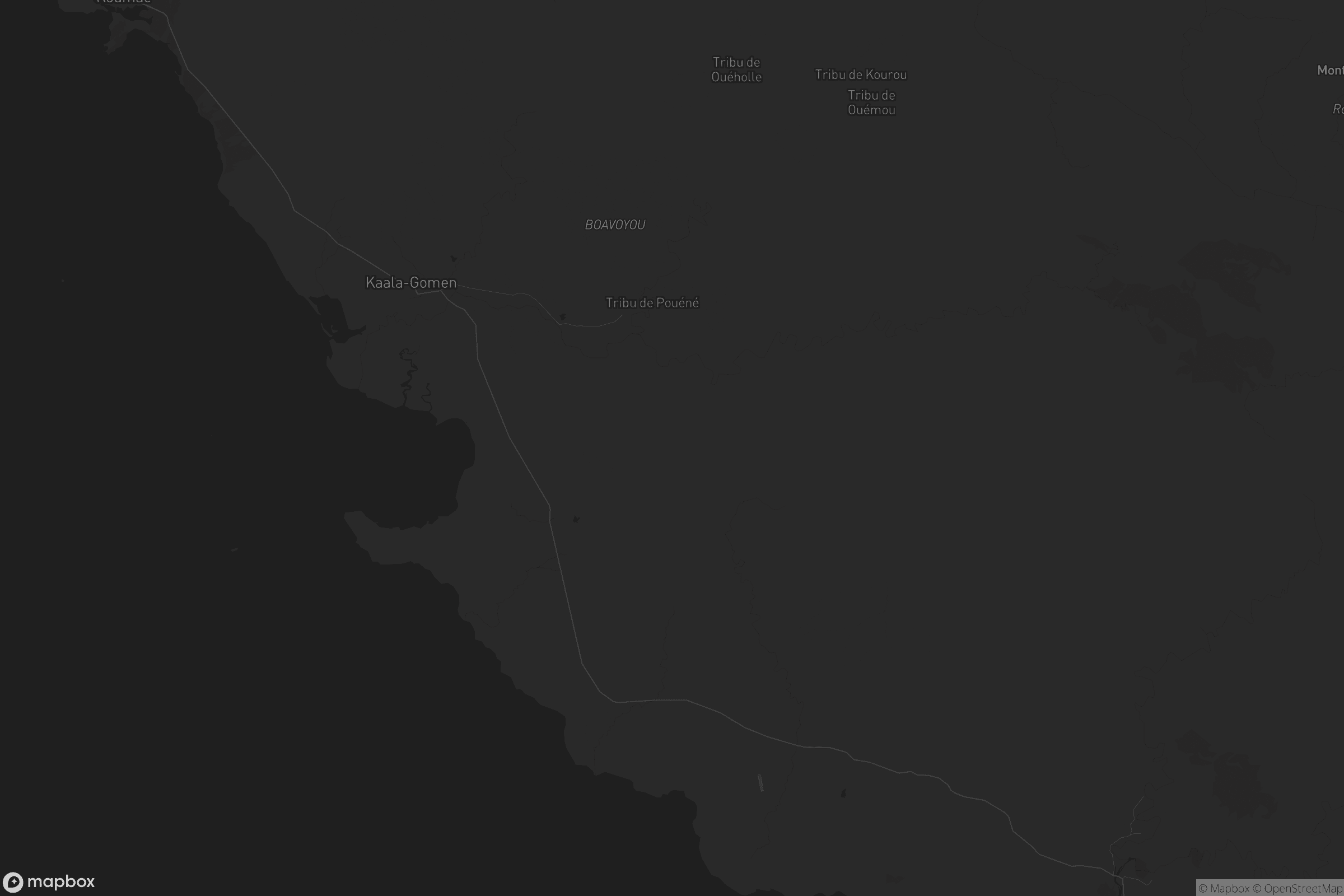 Carte de Kaala-Gomen