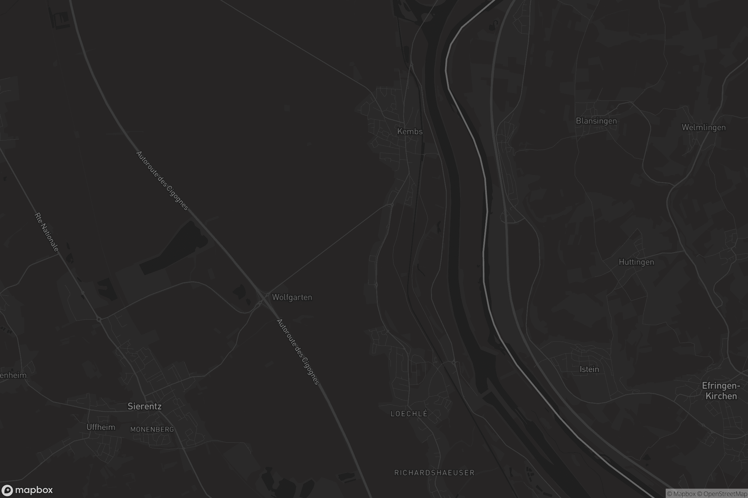 Carte de Kembs