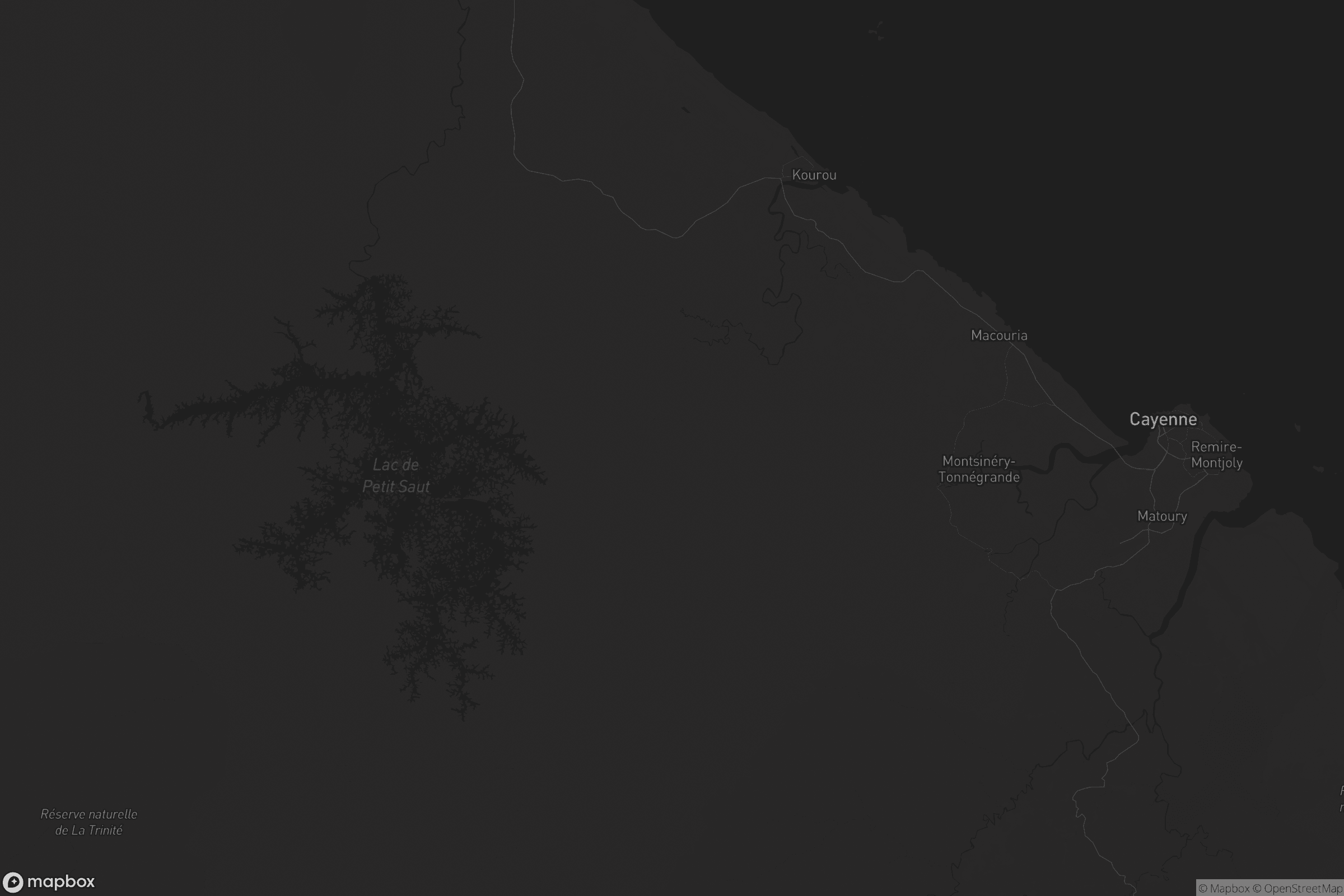 Carte de Kourou