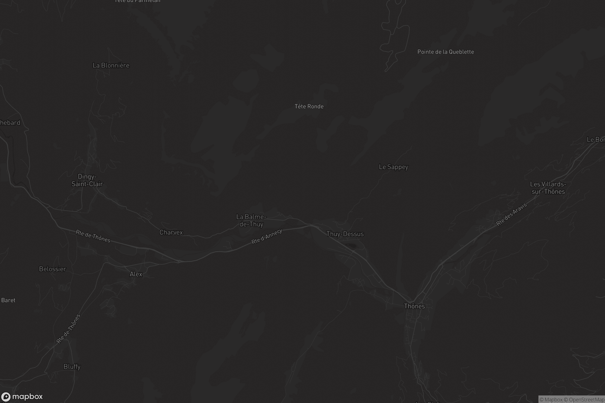 Carte de La Balme-de-Thuy