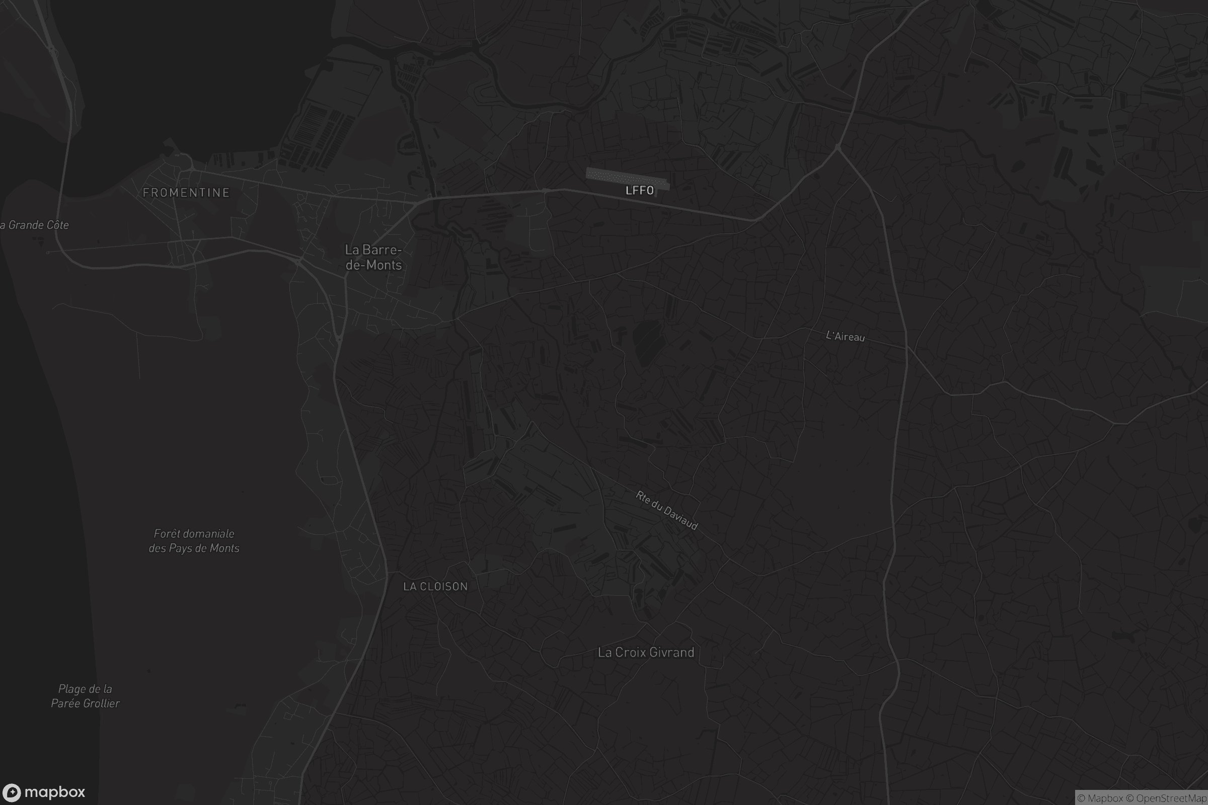 Carte de La Barre-de-Monts