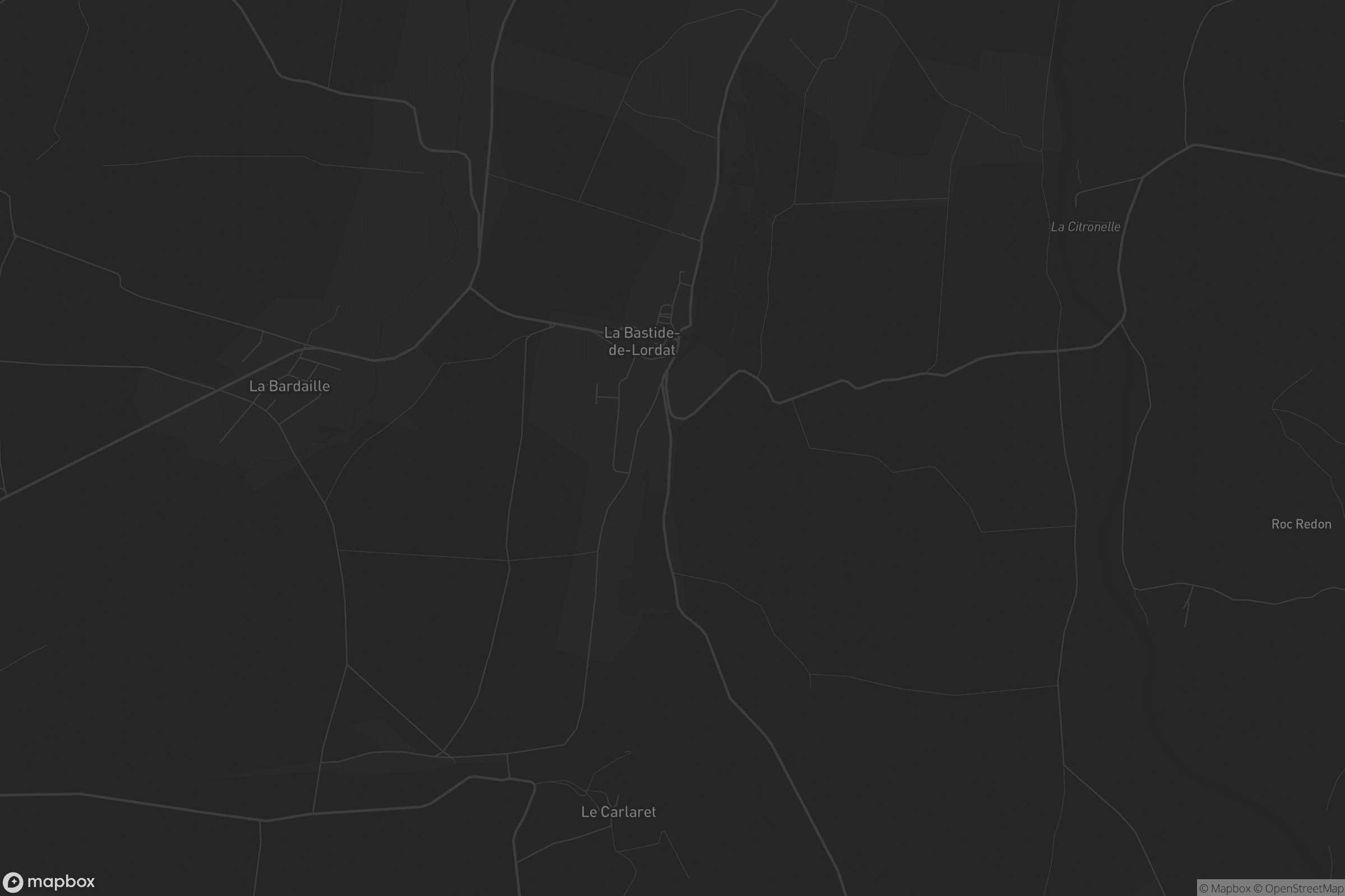Carte de La Bastide-de-Lordat