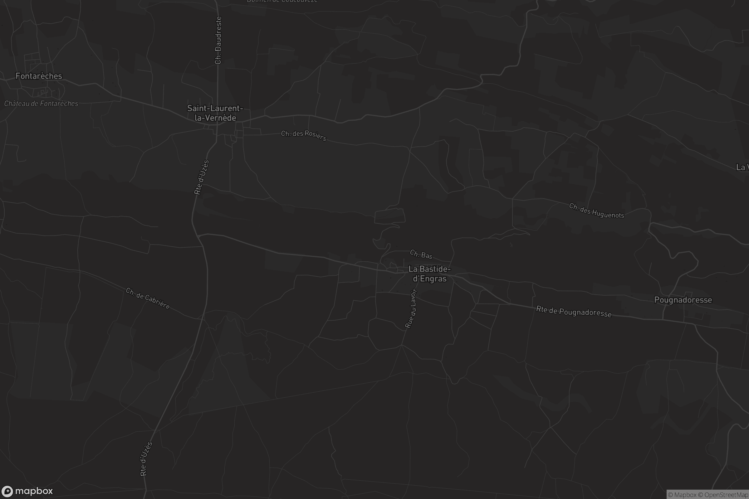 Carte de La Bastide-d'Engras