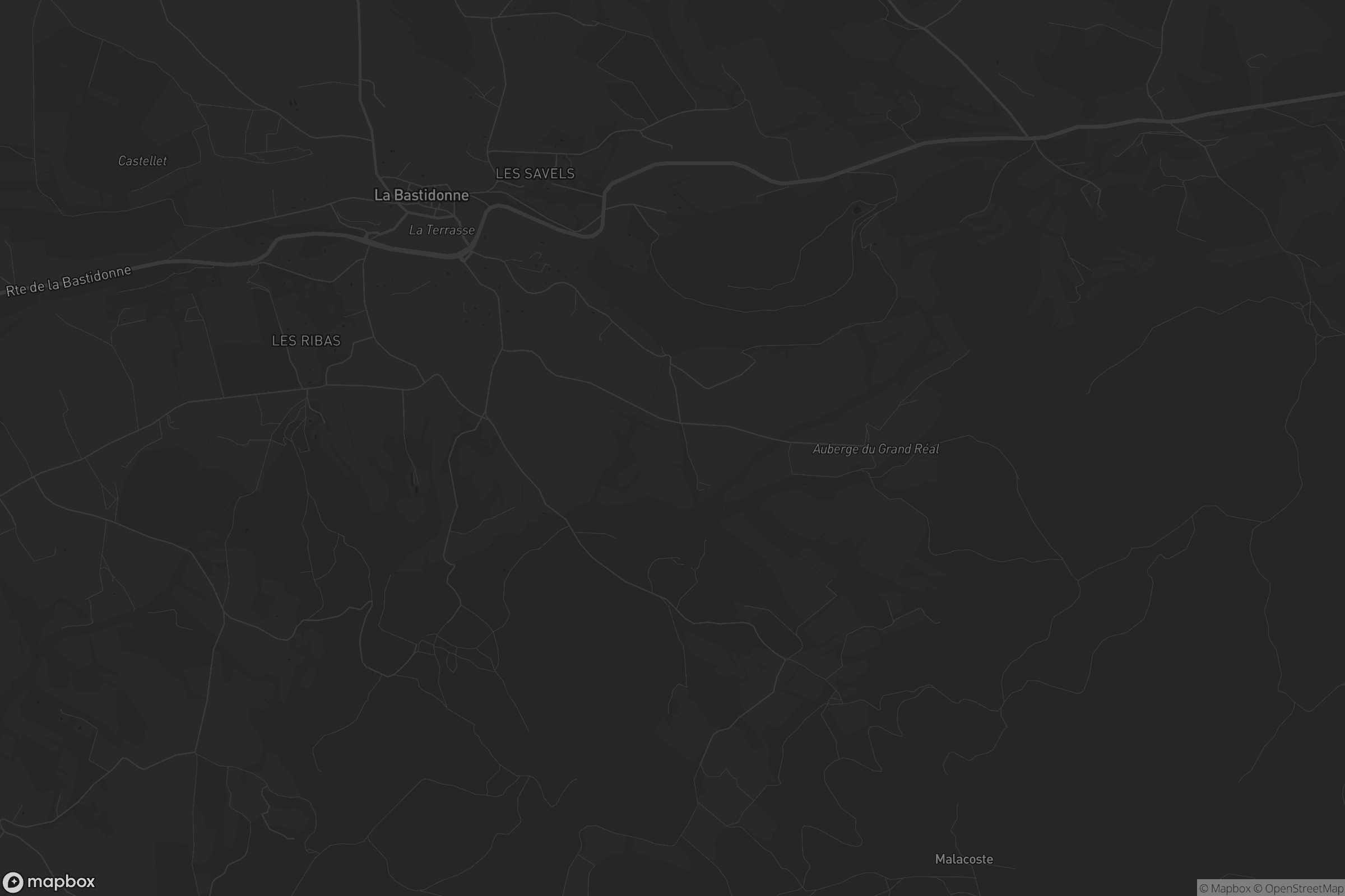 Carte de La Bastidonne