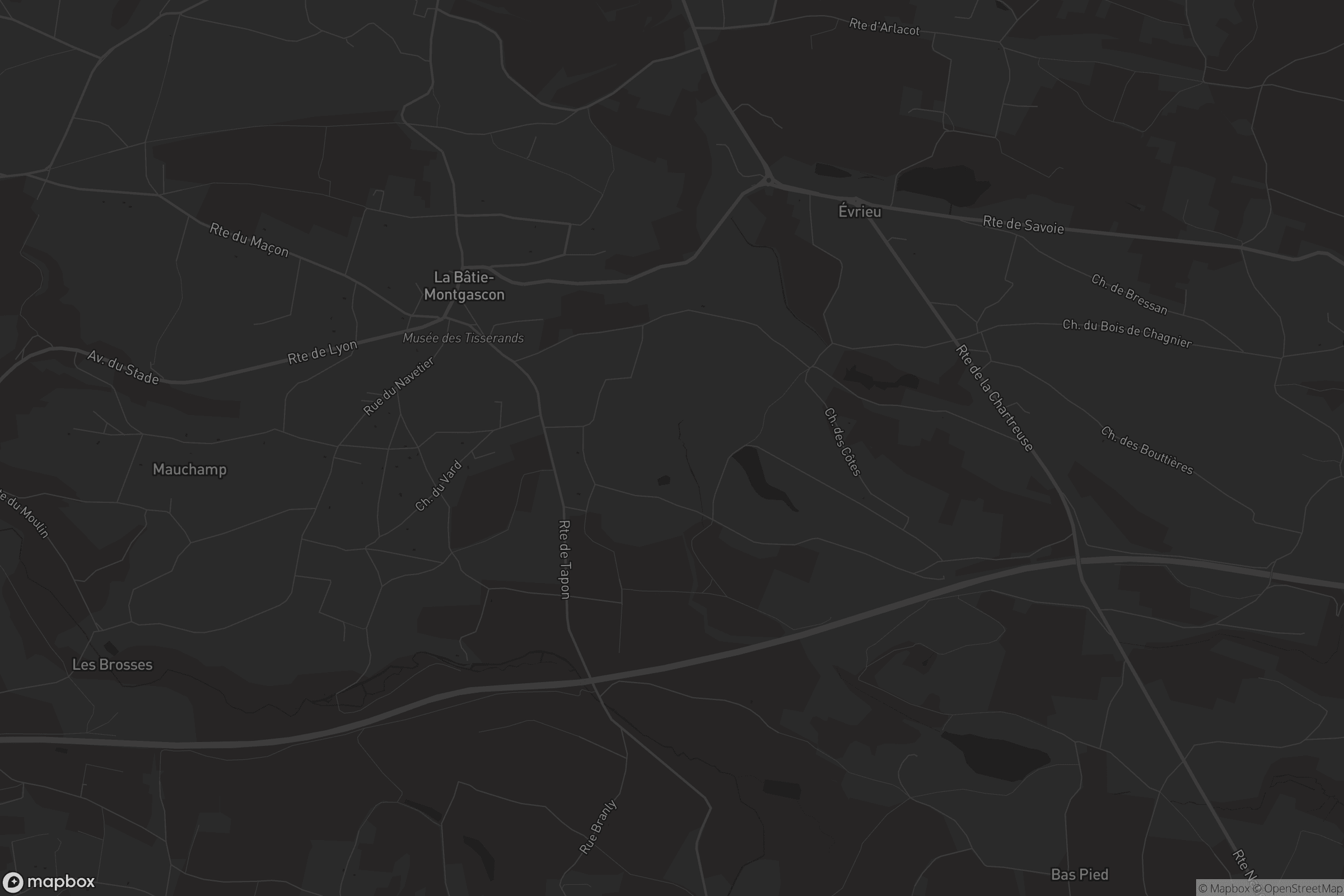 Carte de La Bâtie-Montgascon