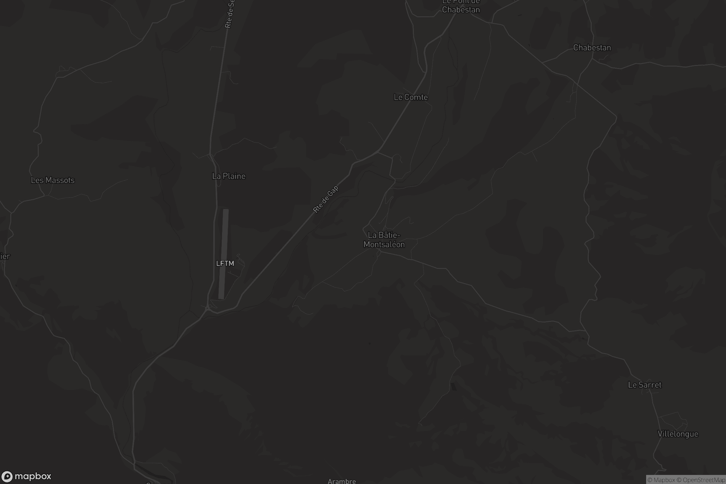 Carte de La Bâtie-Montsaléon