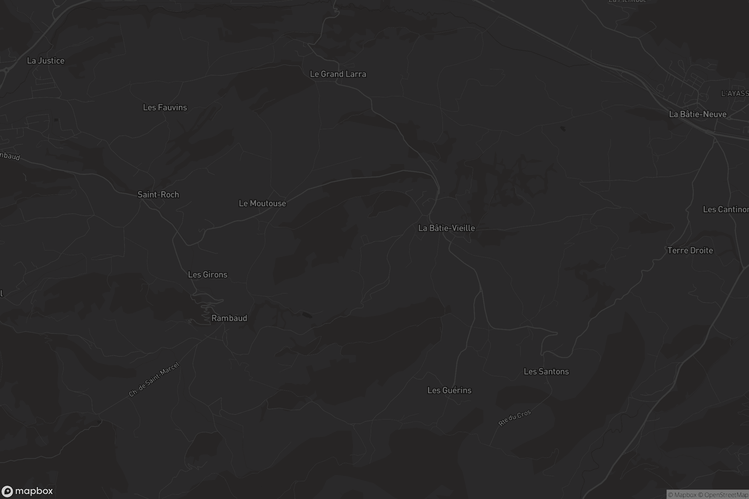 Carte de La Bâtie-Vieille