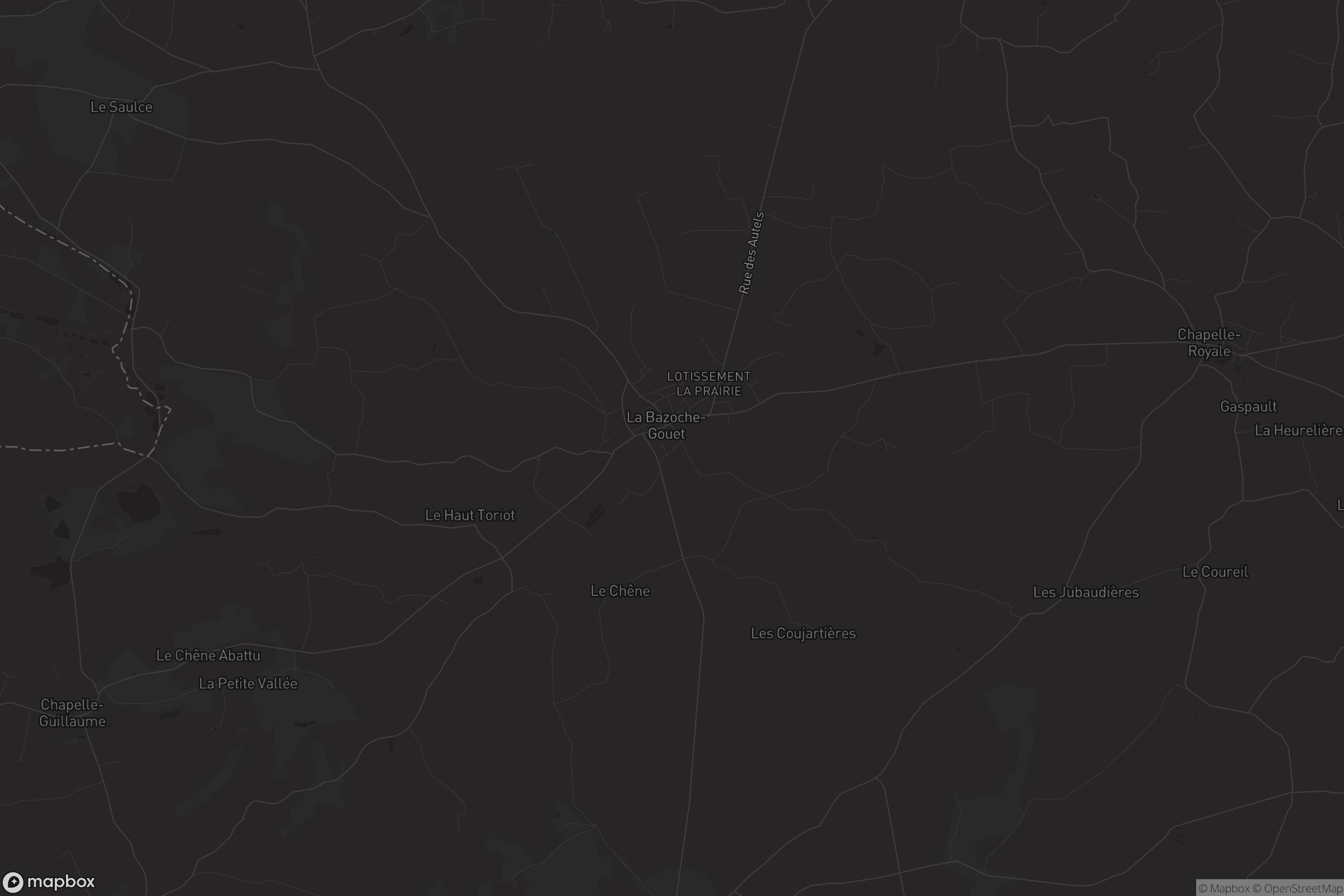 Carte de La Bazoche-Gouet