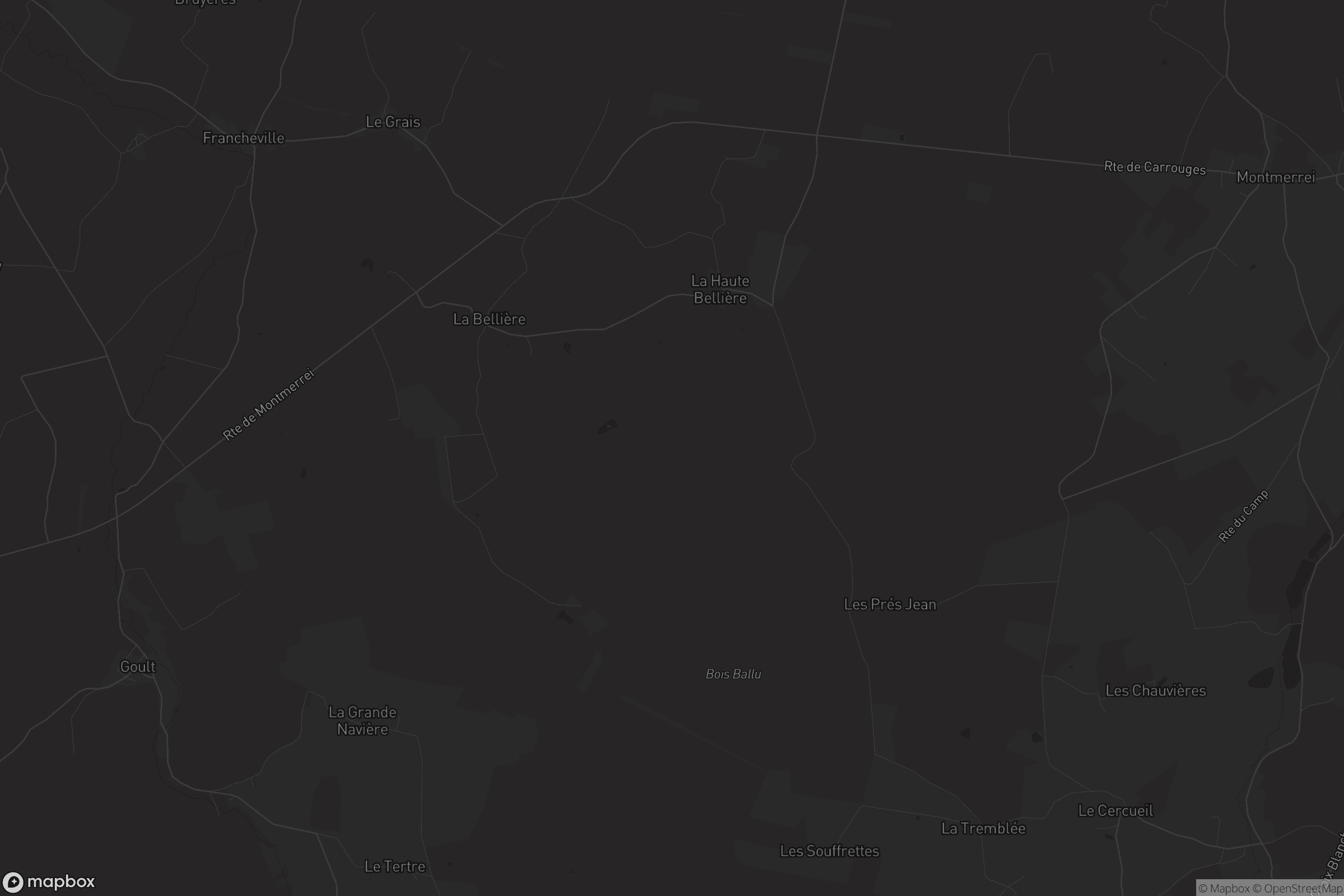 Carte de La Bellière