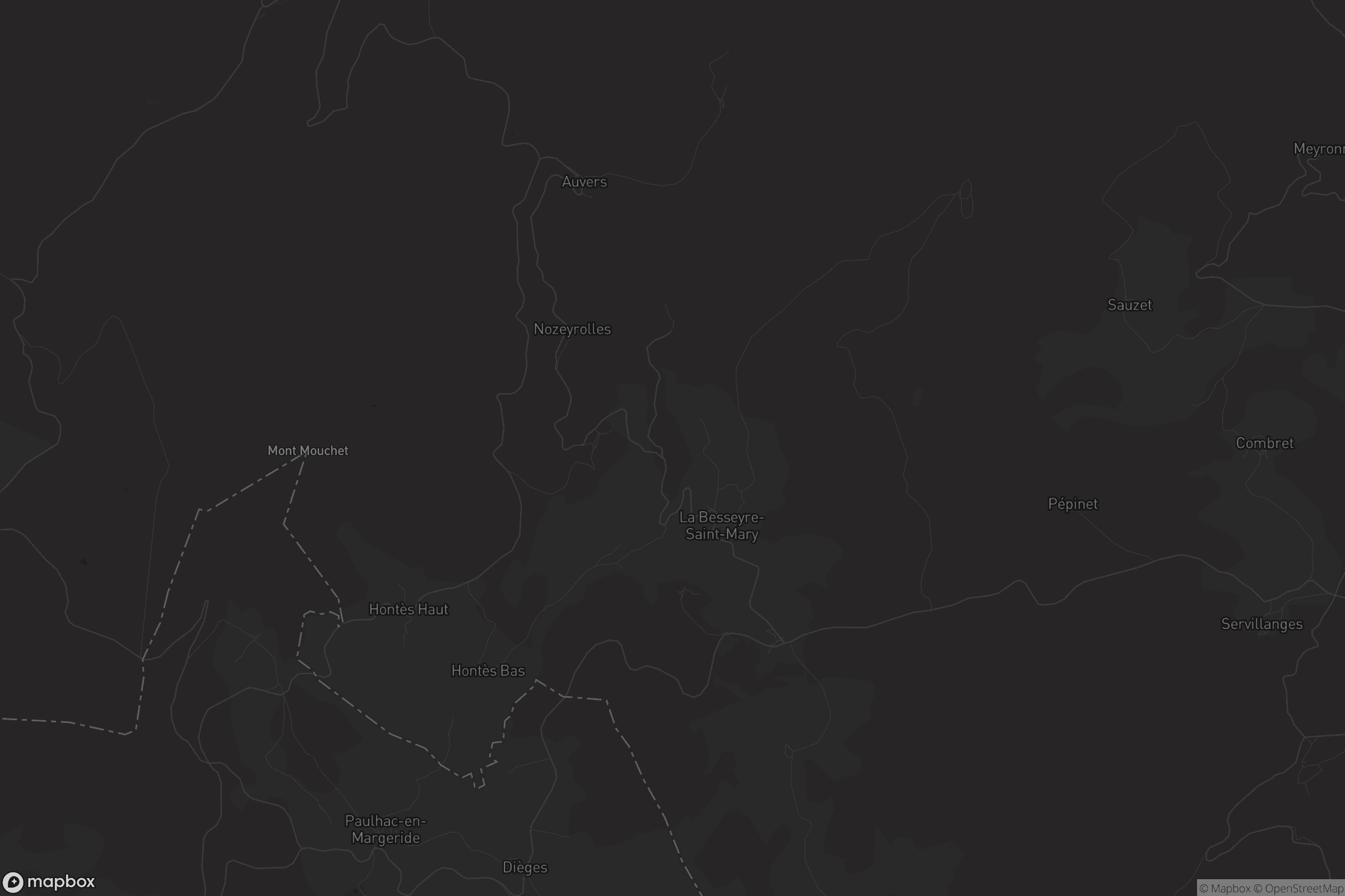 Carte de La Besseyre-Saint-Mary