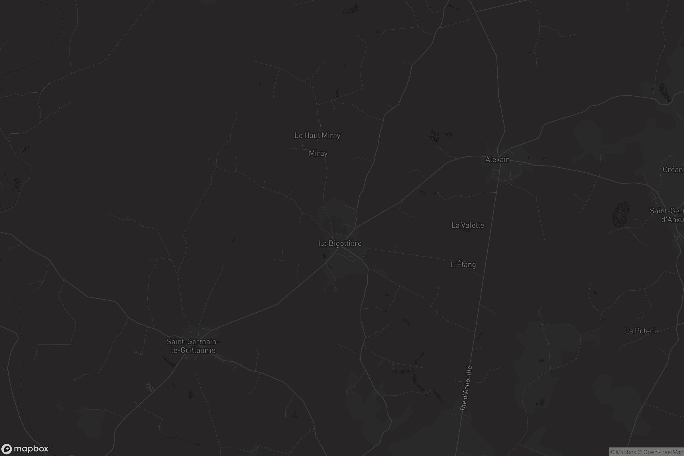 Carte de La Bigottière