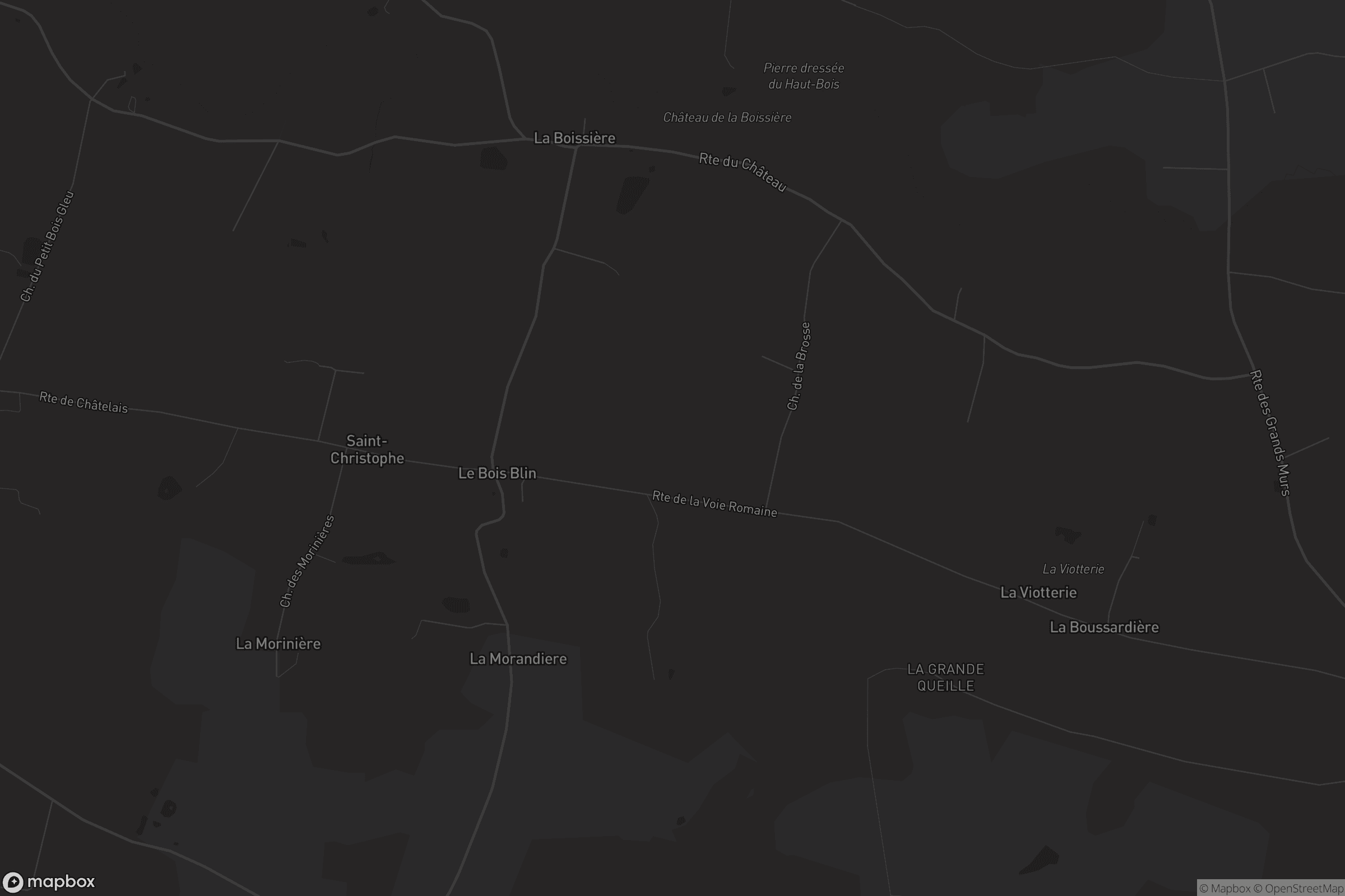 Carte de La Boissière