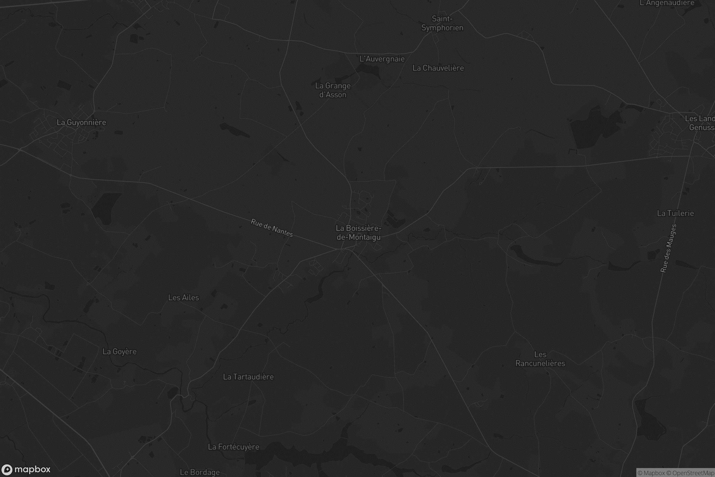 Carte de La Boissière-de-Montaigu