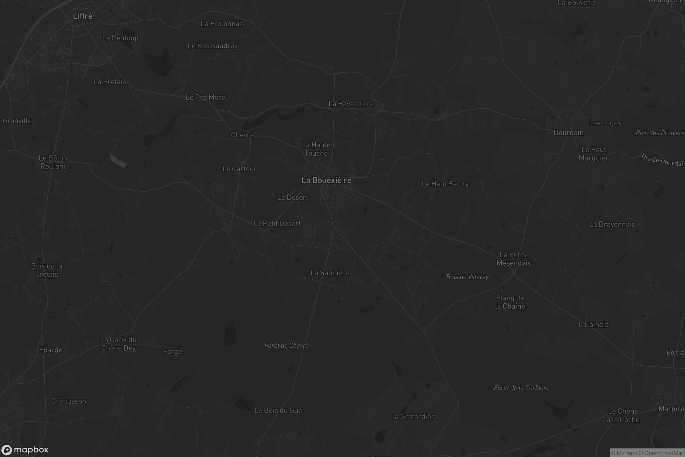 Carte de La Bouëxière