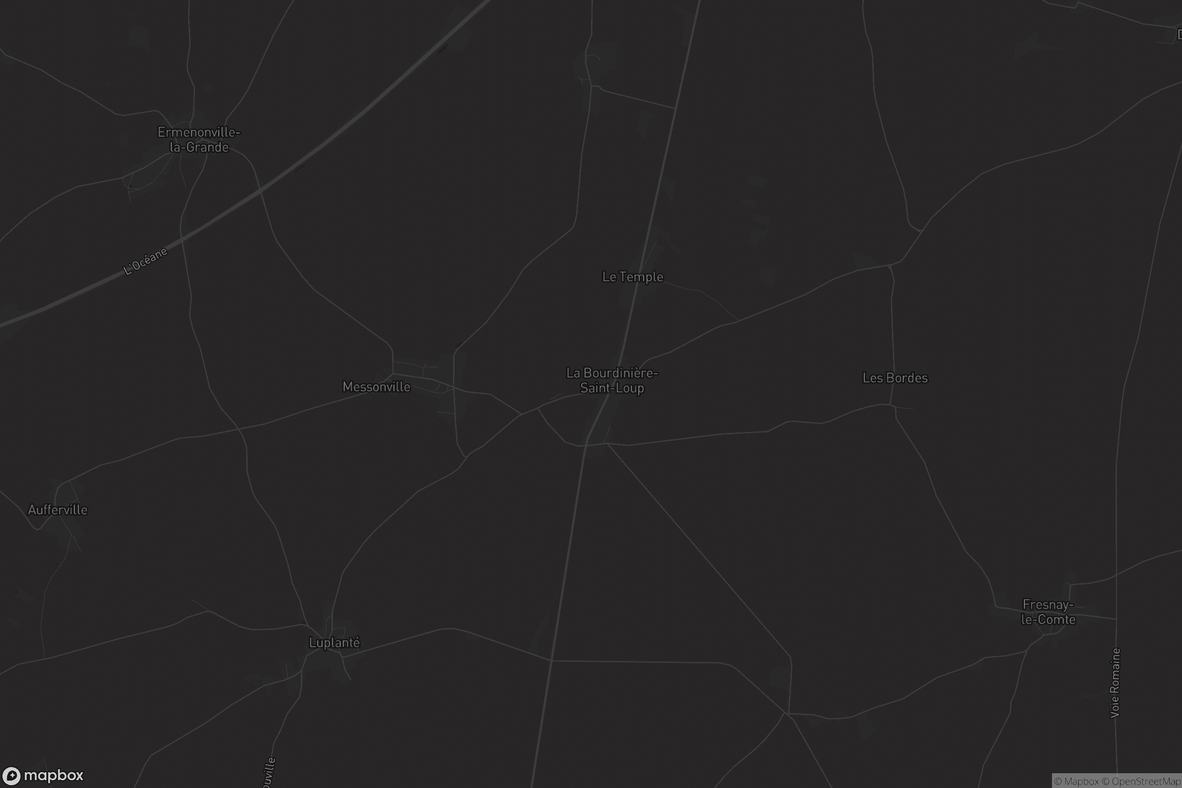 Carte de La Bourdinière-Saint-Loup