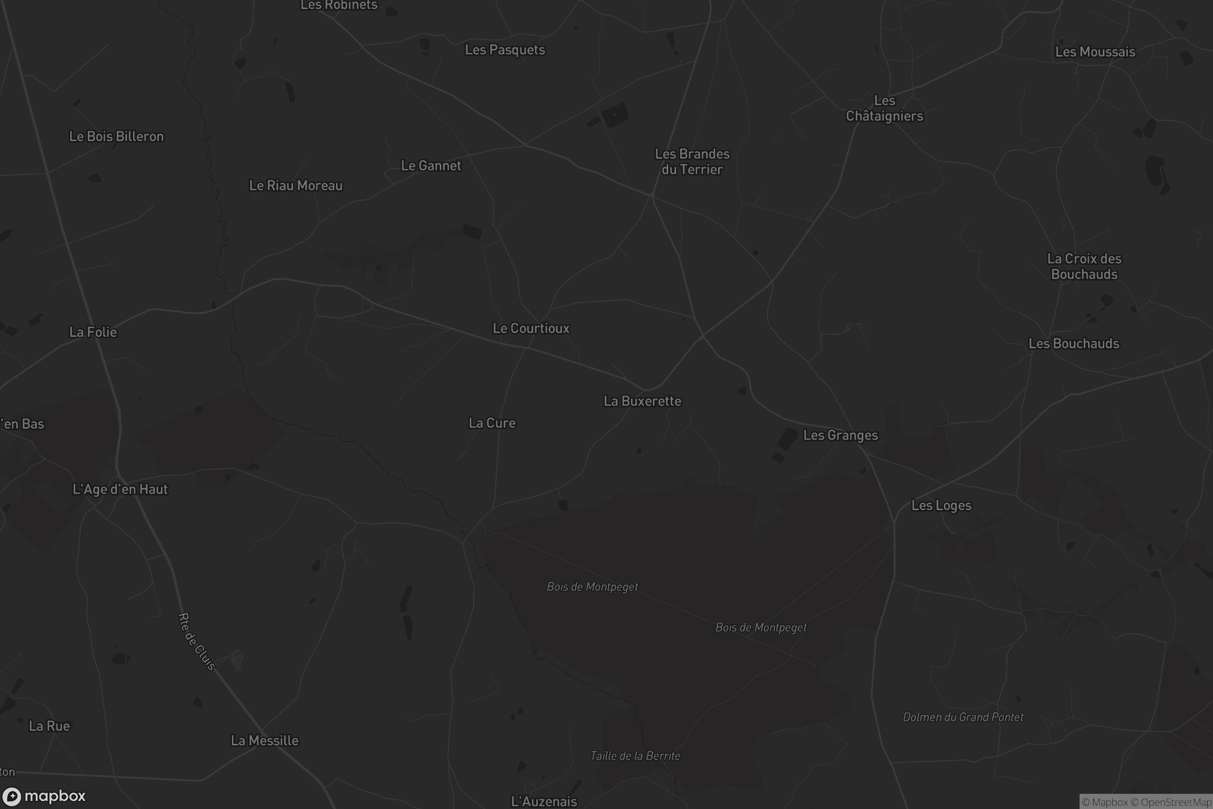 Carte de La Buxerette