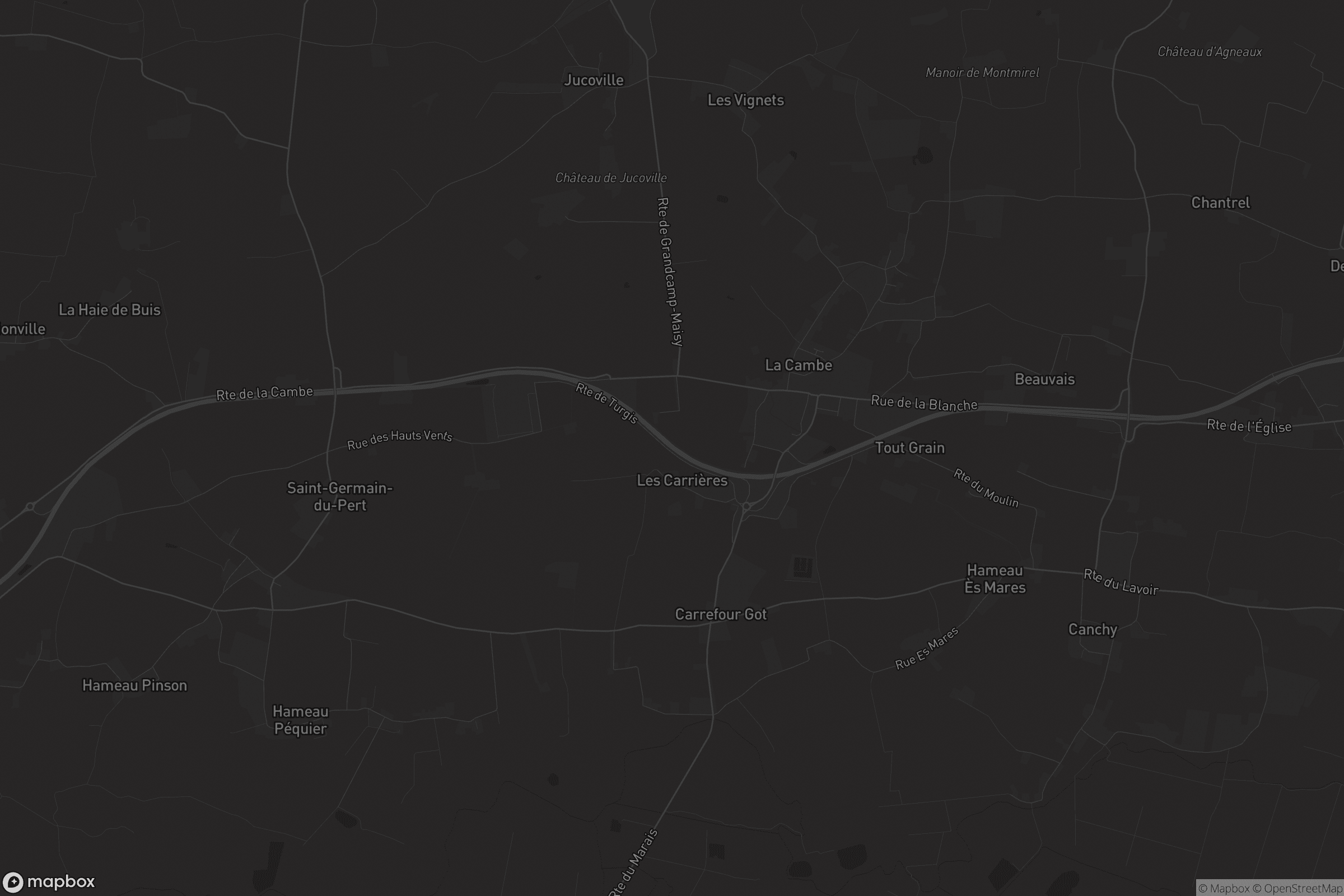 Carte de La Cambe