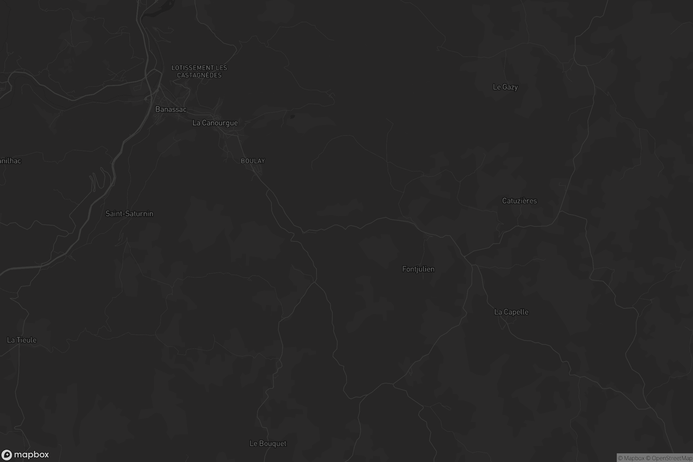 Carte de La Canourgue