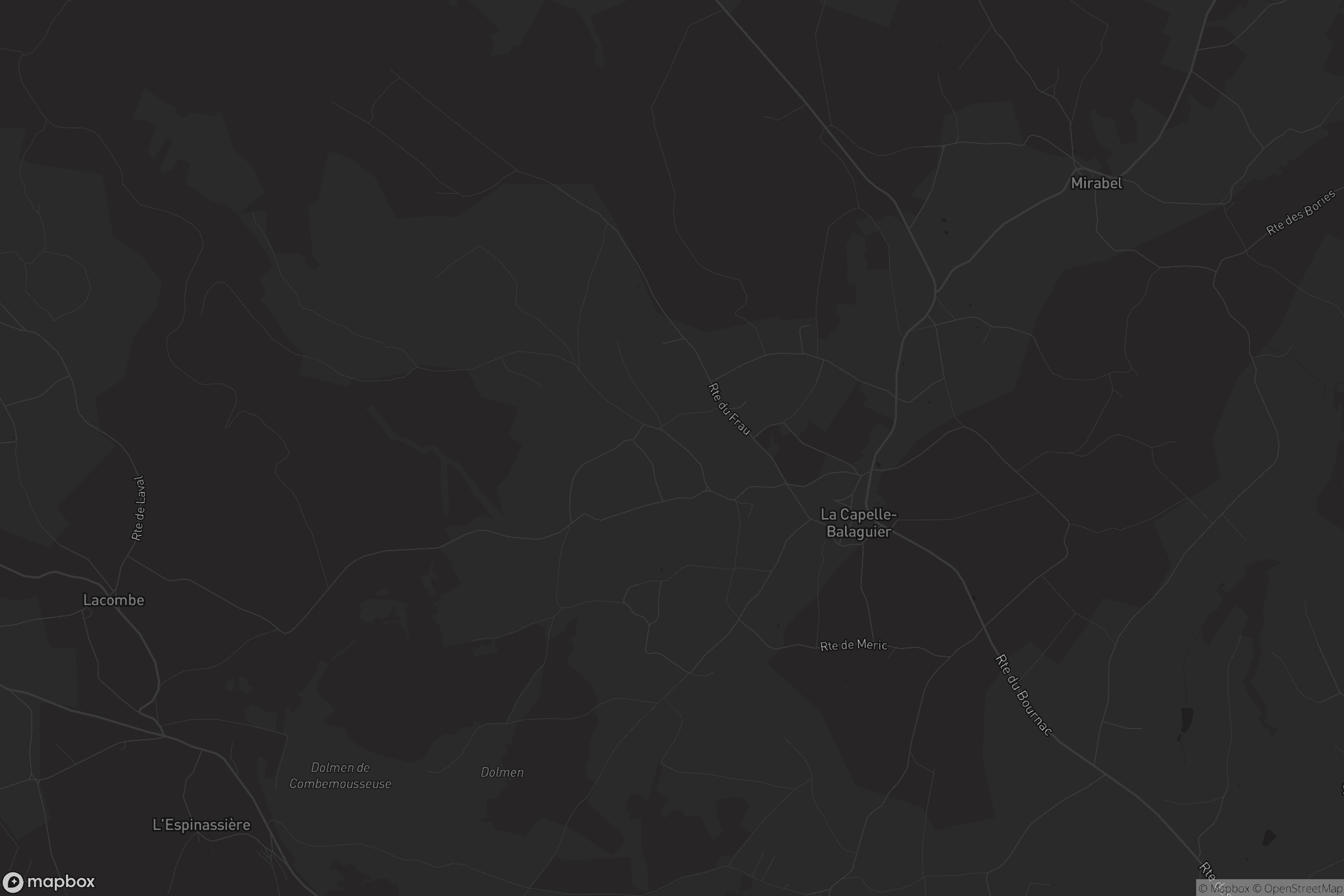 Carte de La Capelle-Balaguier