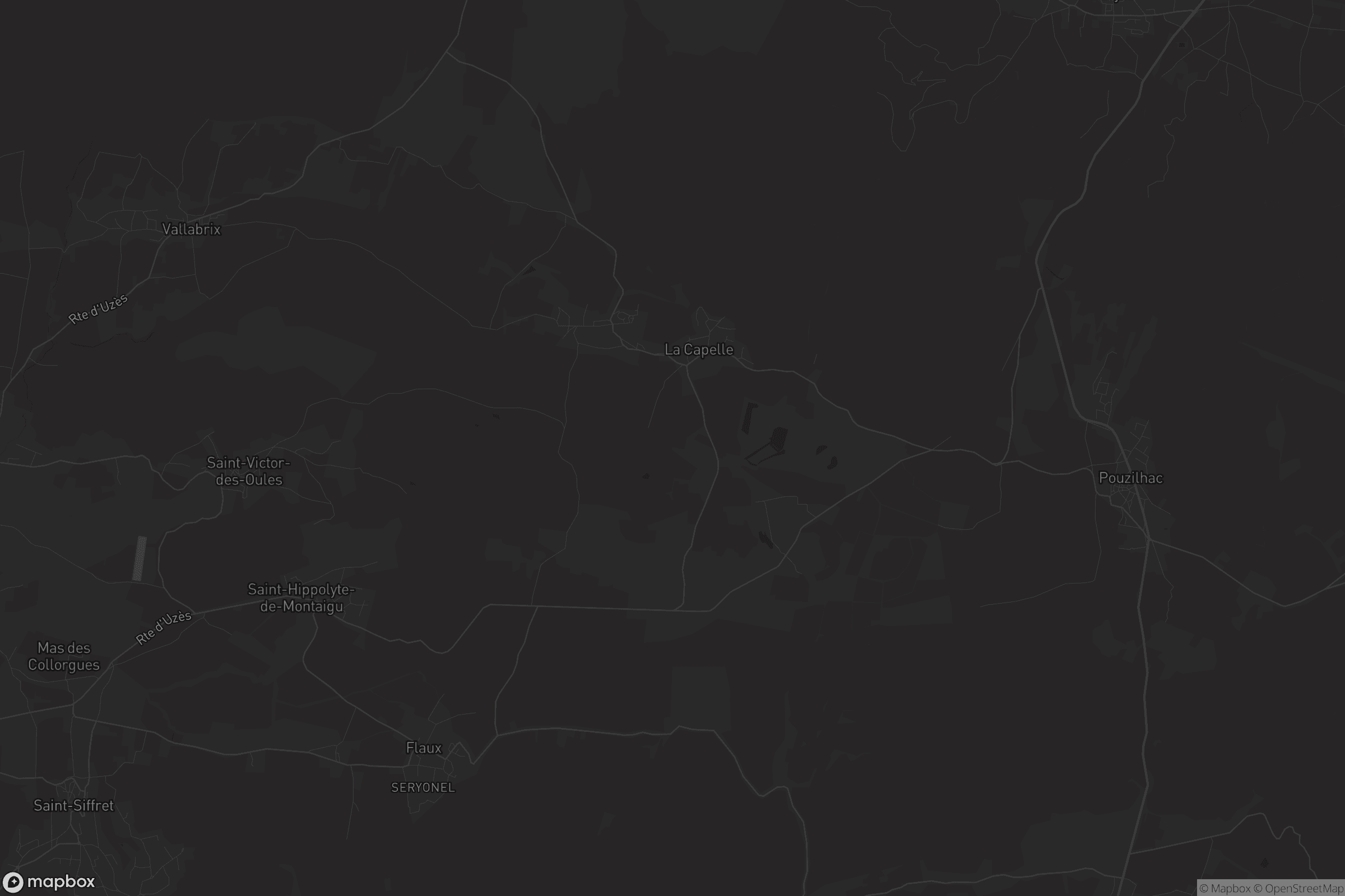 Carte de La Capelle-et-Masmolène