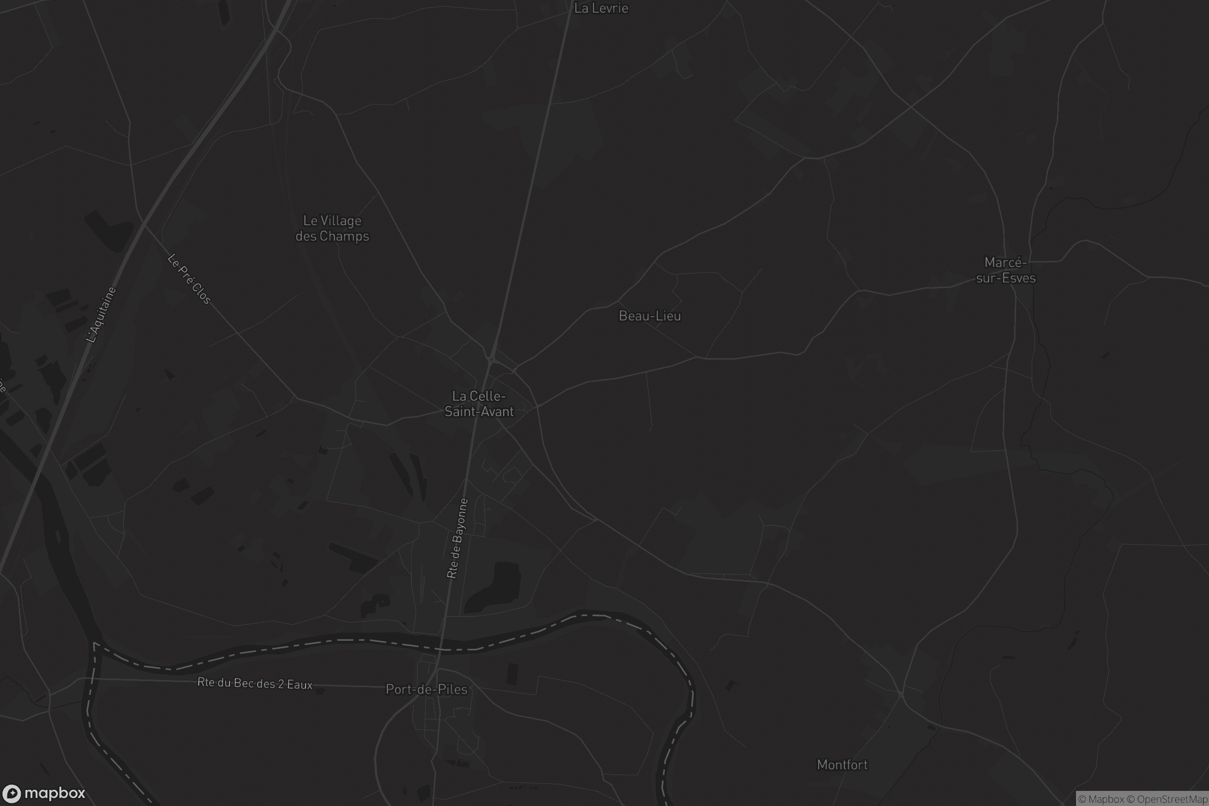 Carte de La Celle-Saint-Avant