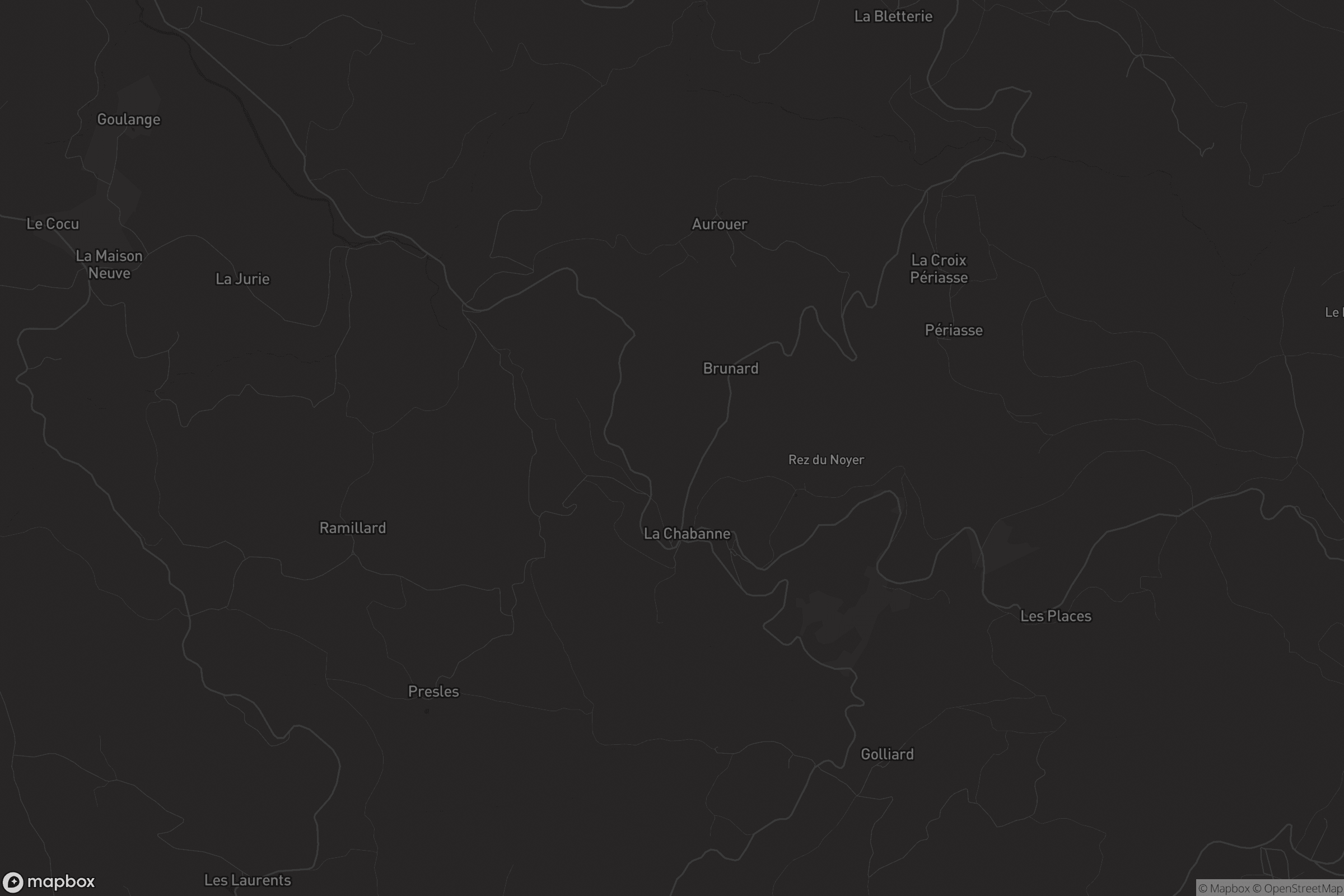 Carte de La Chabanne