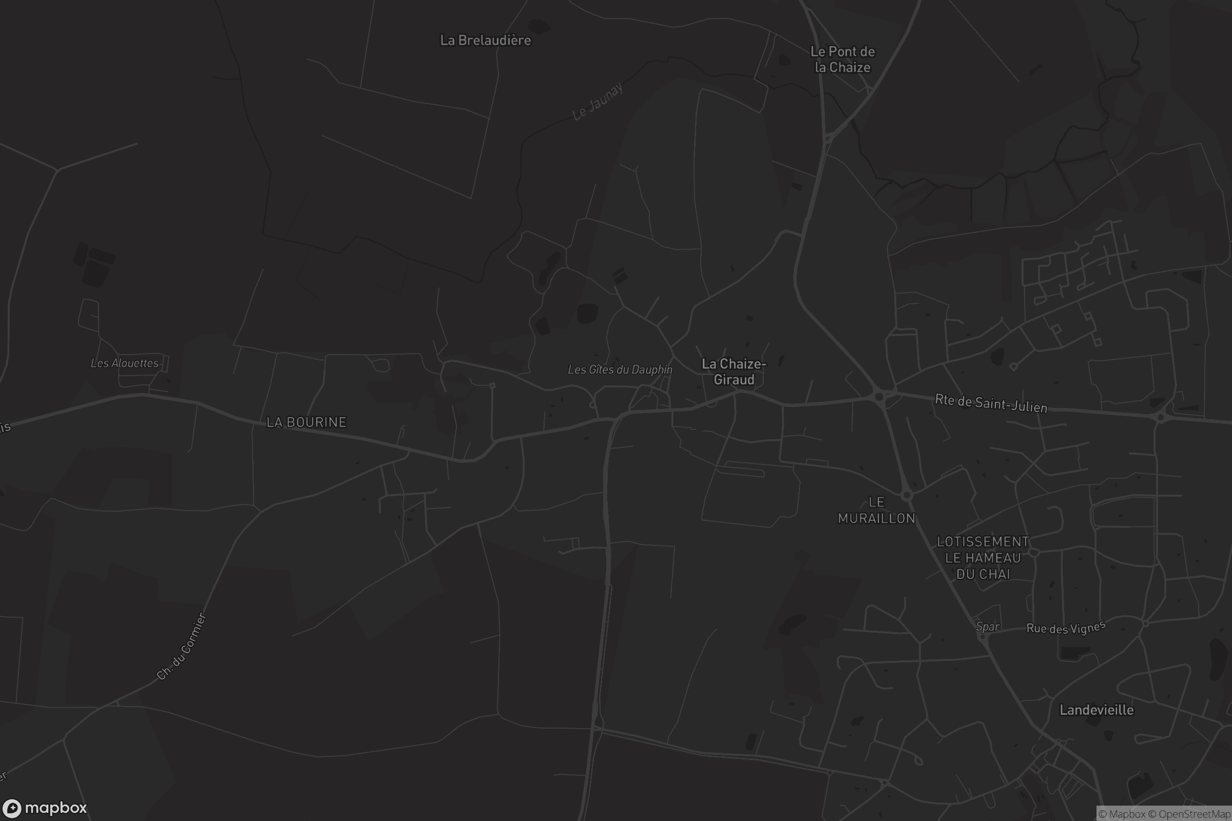 Carte de La Chaize-Giraud