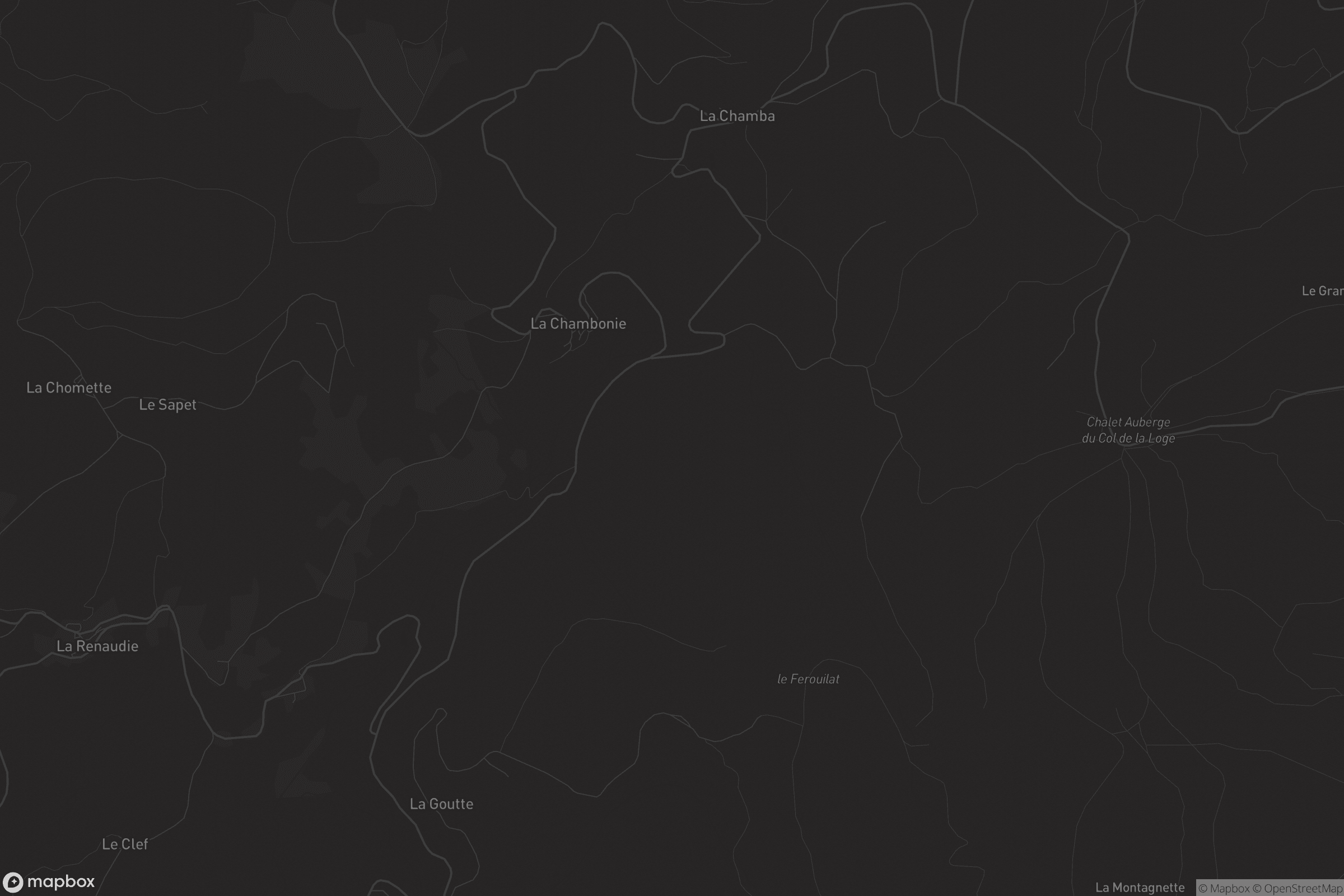Carte de La Chambonie