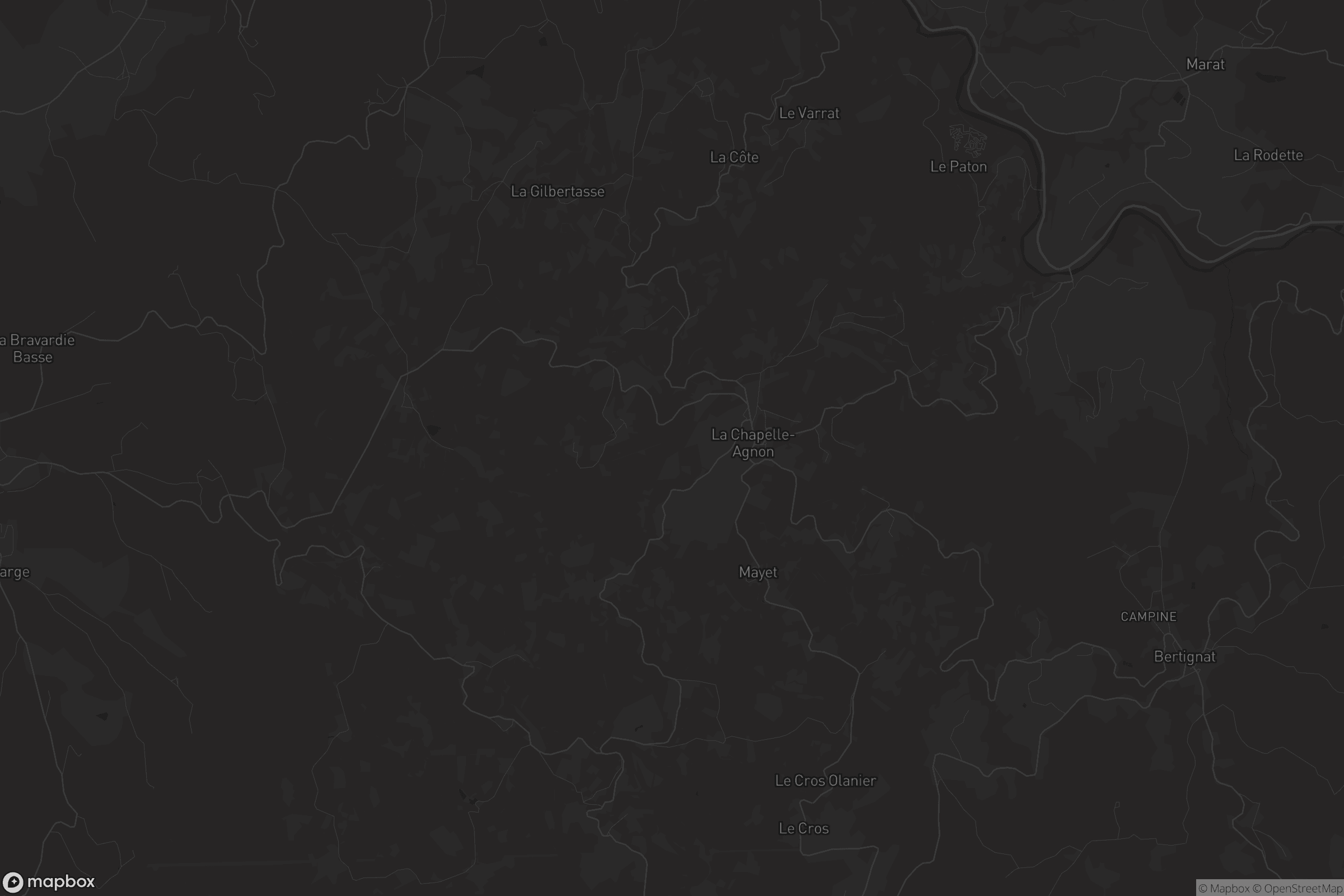 Carte de La Chapelle-Agnon