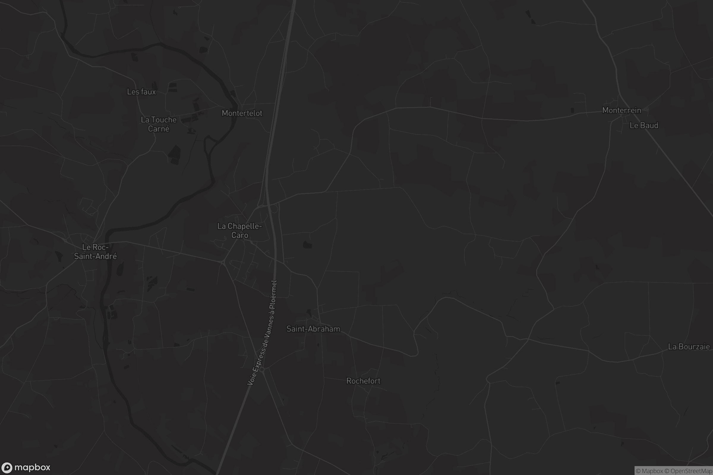 Carte de La Chapelle-Caro