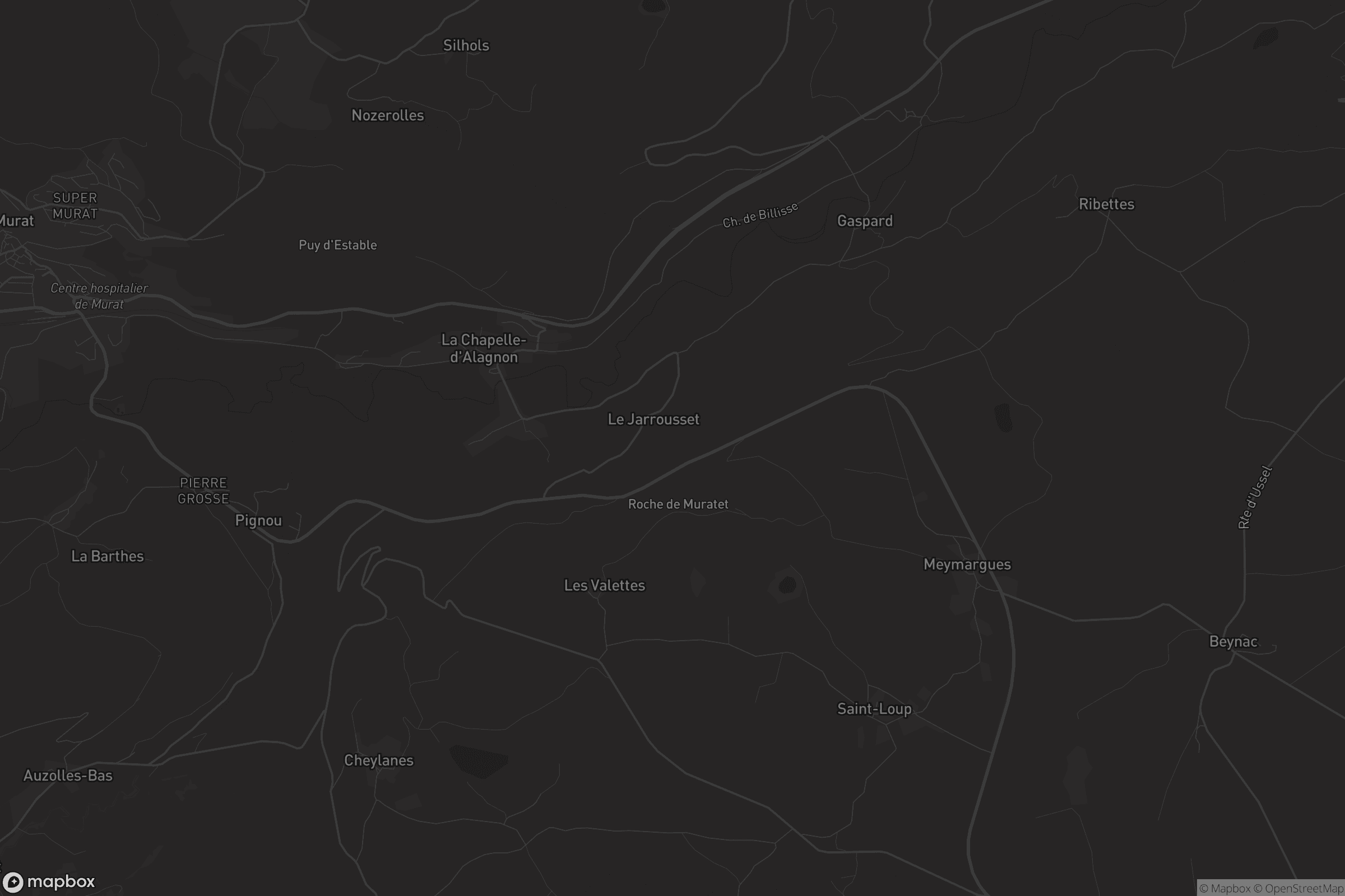 Carte de La Chapelle-d'Alagnon