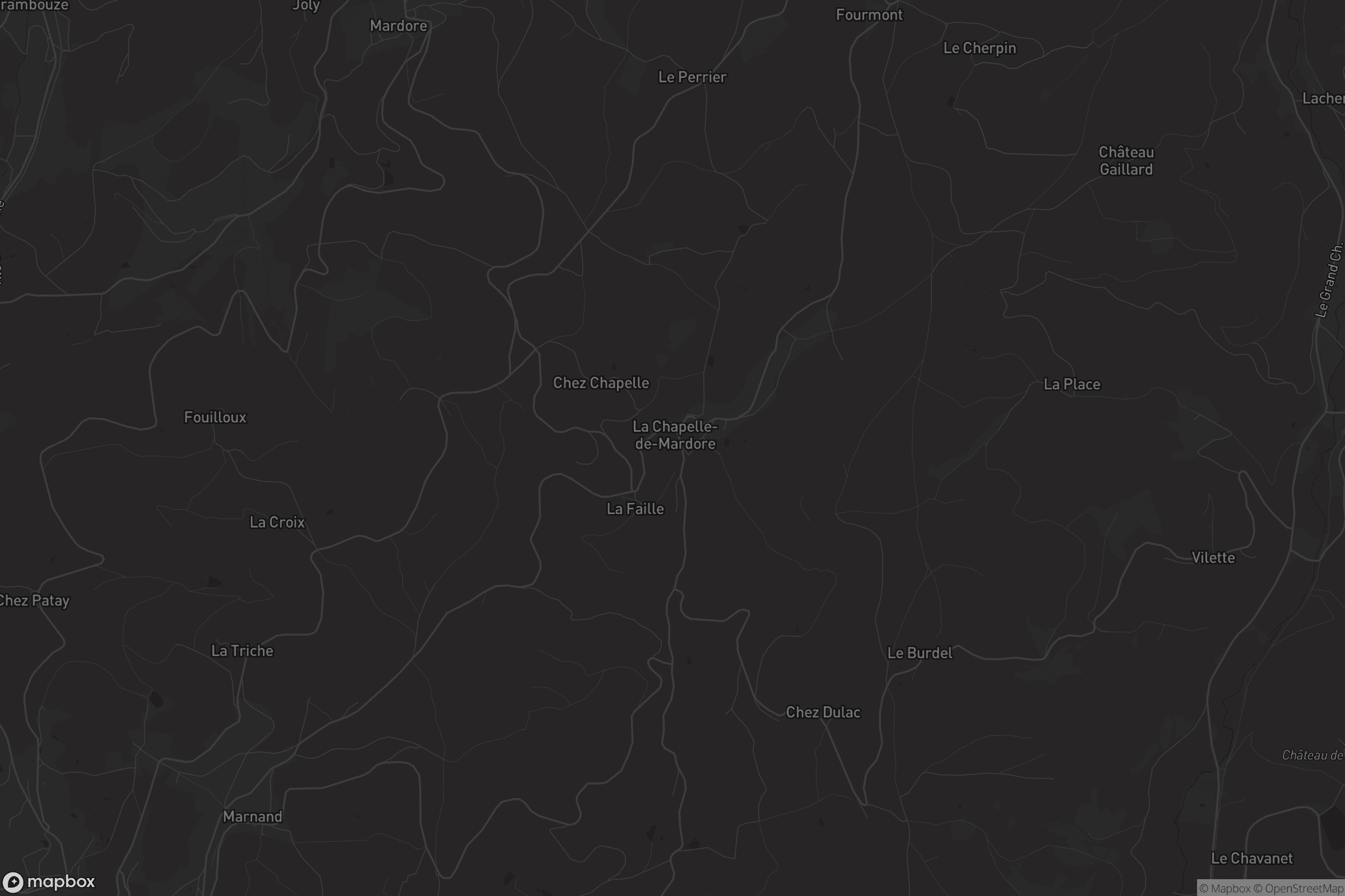 Carte de La Chapelle-de-Mardore