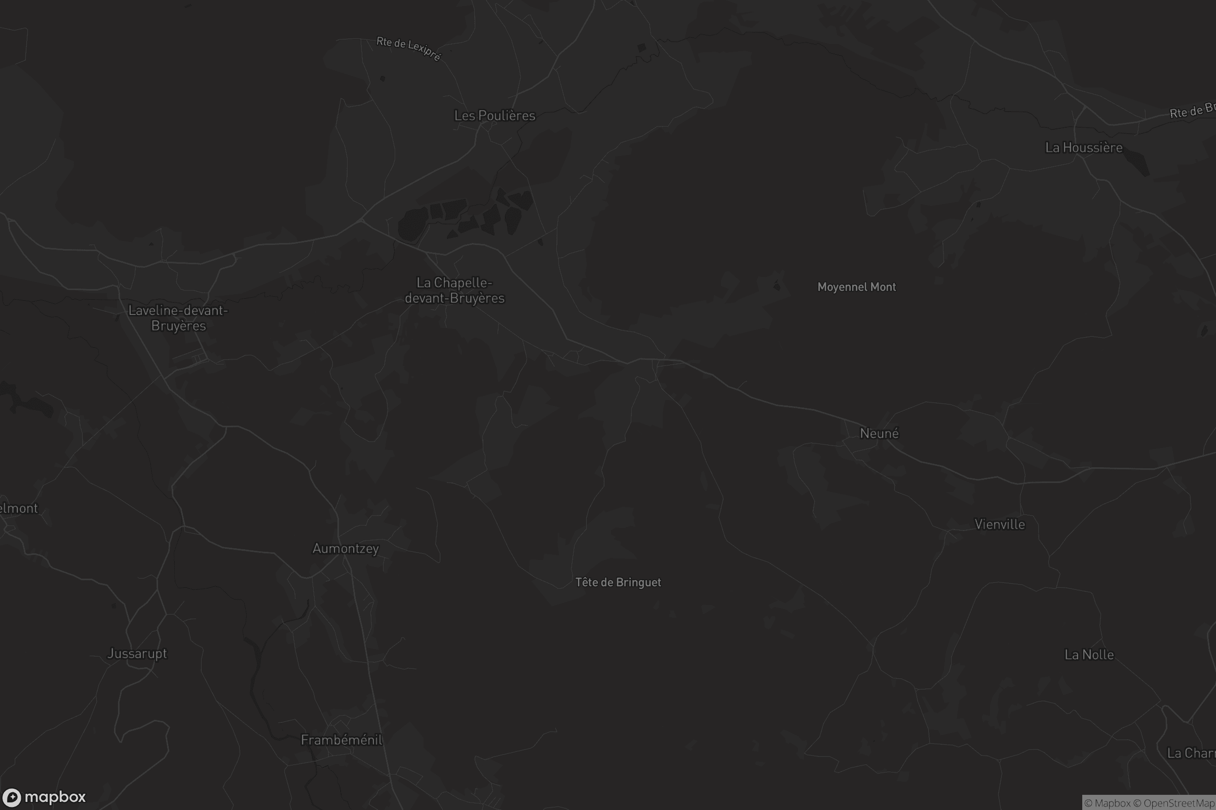 Carte de La Chapelle-devant-Bruyères