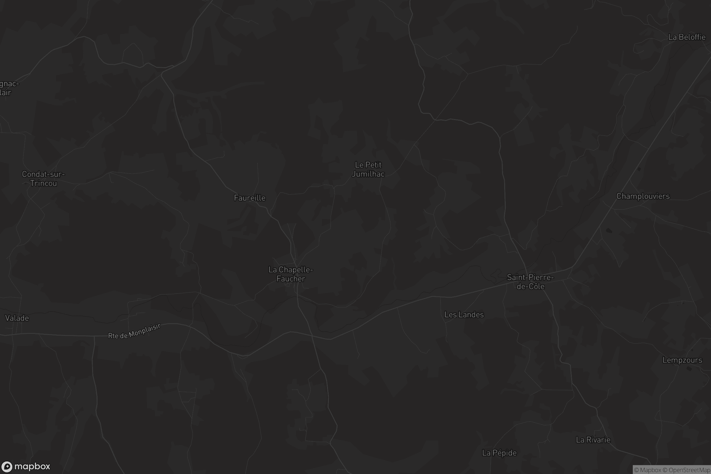 Carte de La Chapelle-Faucher