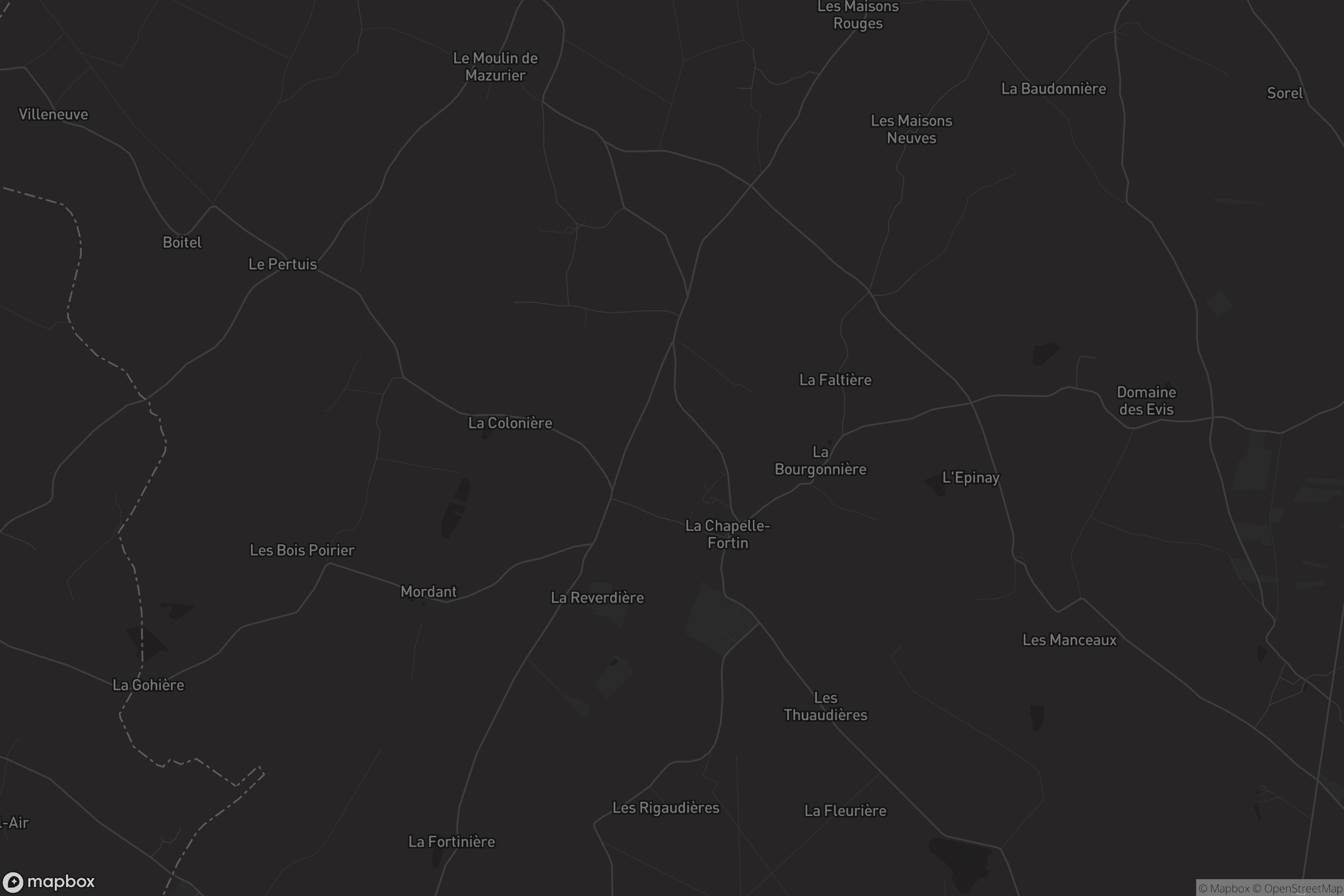 Carte de La Chapelle-Fortin