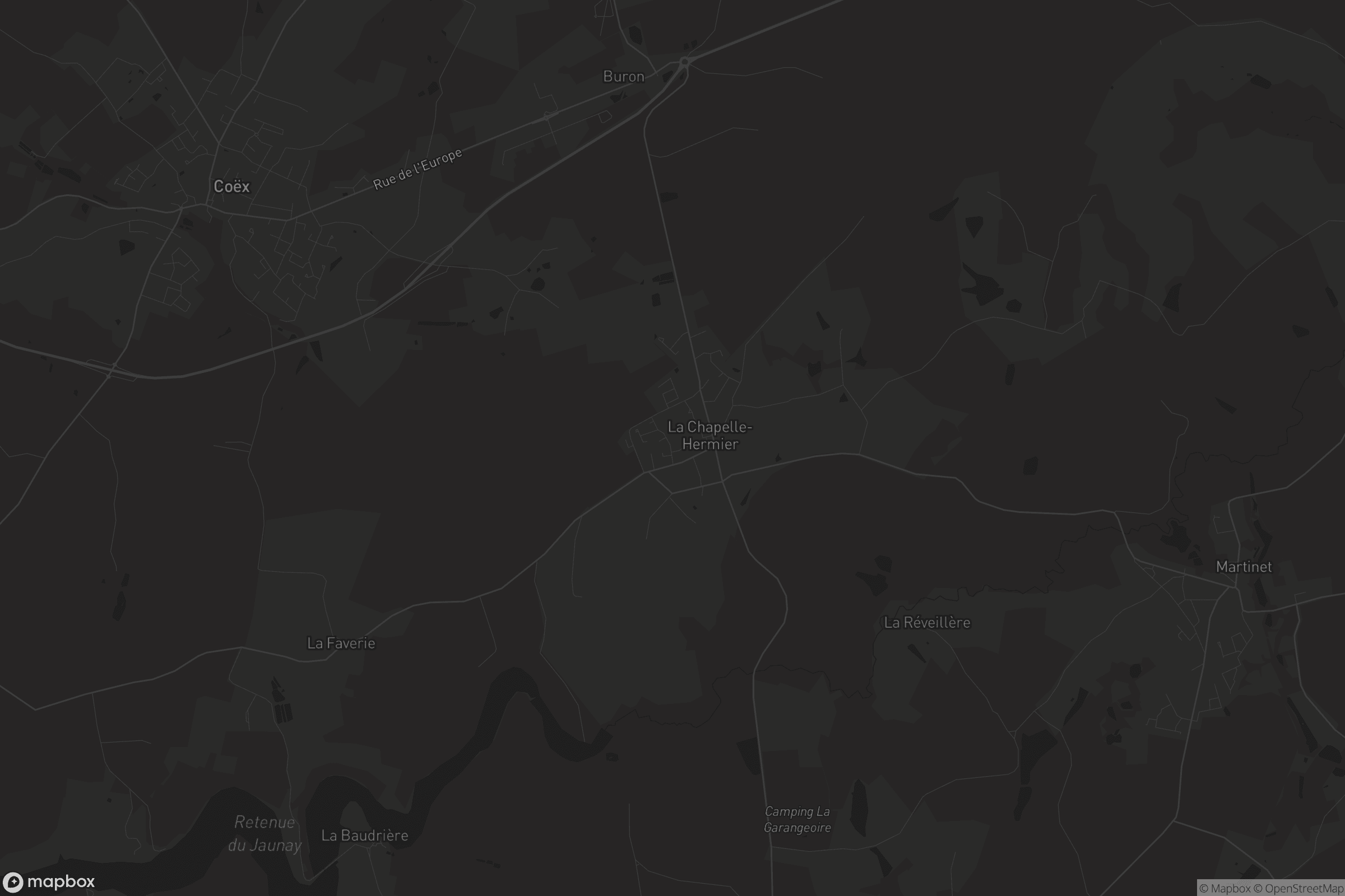 Carte de La Chapelle-Hermier