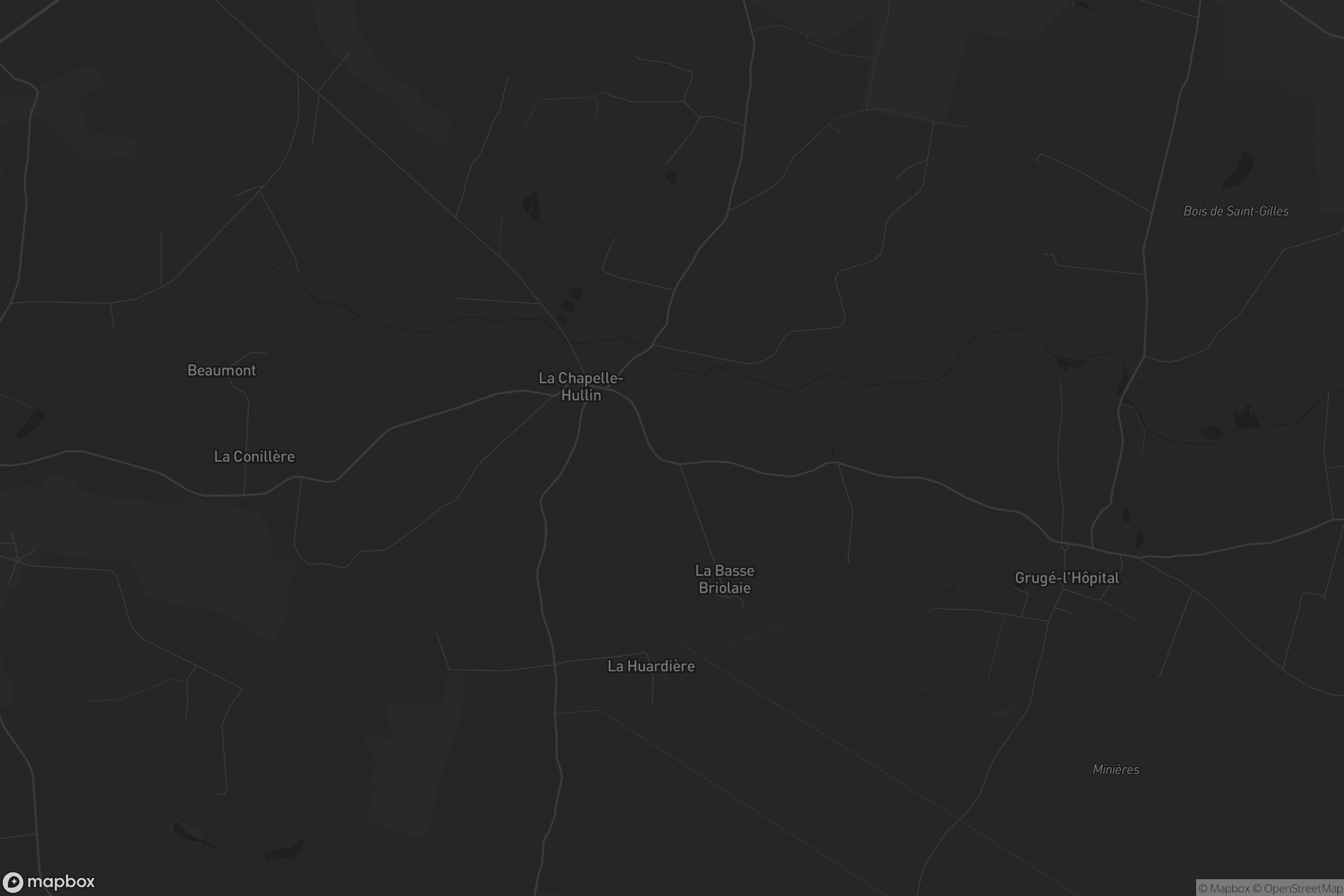 Carte de La Chapelle-Hullin