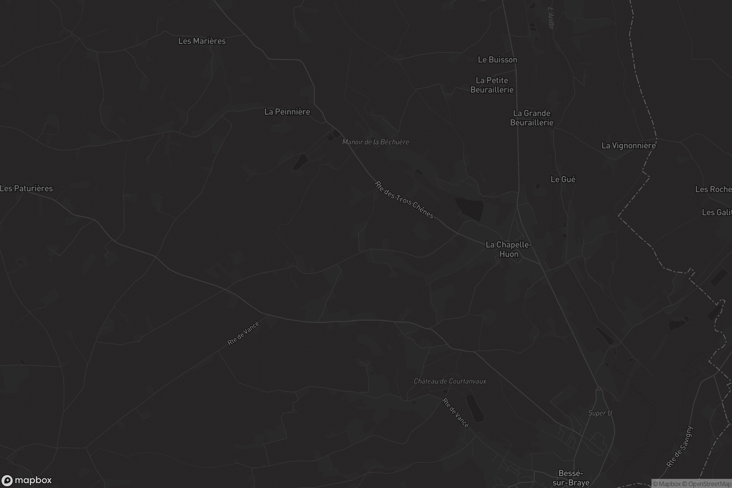 Carte de La Chapelle-Huon