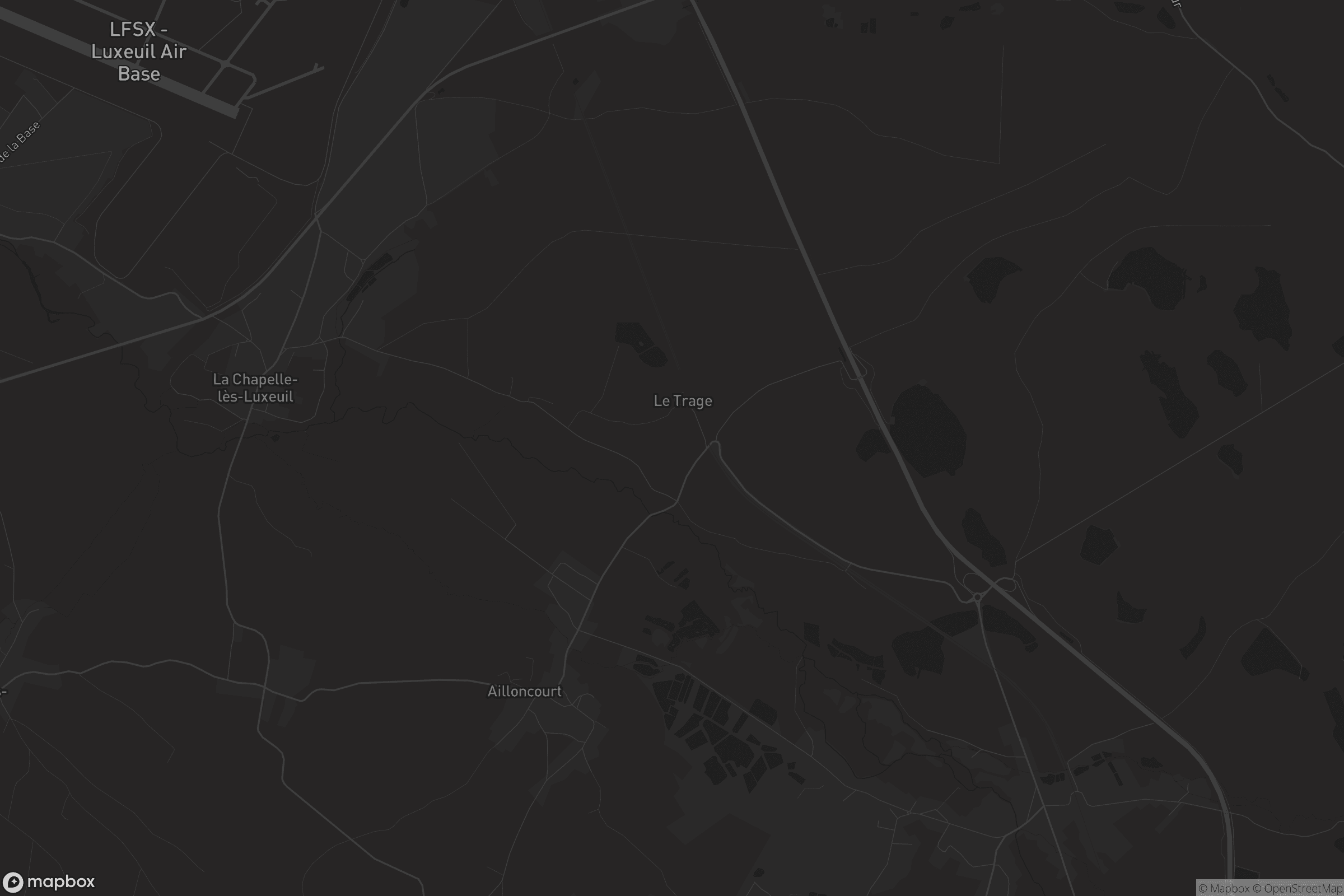 Carte de La Chapelle-lès-Luxeuil