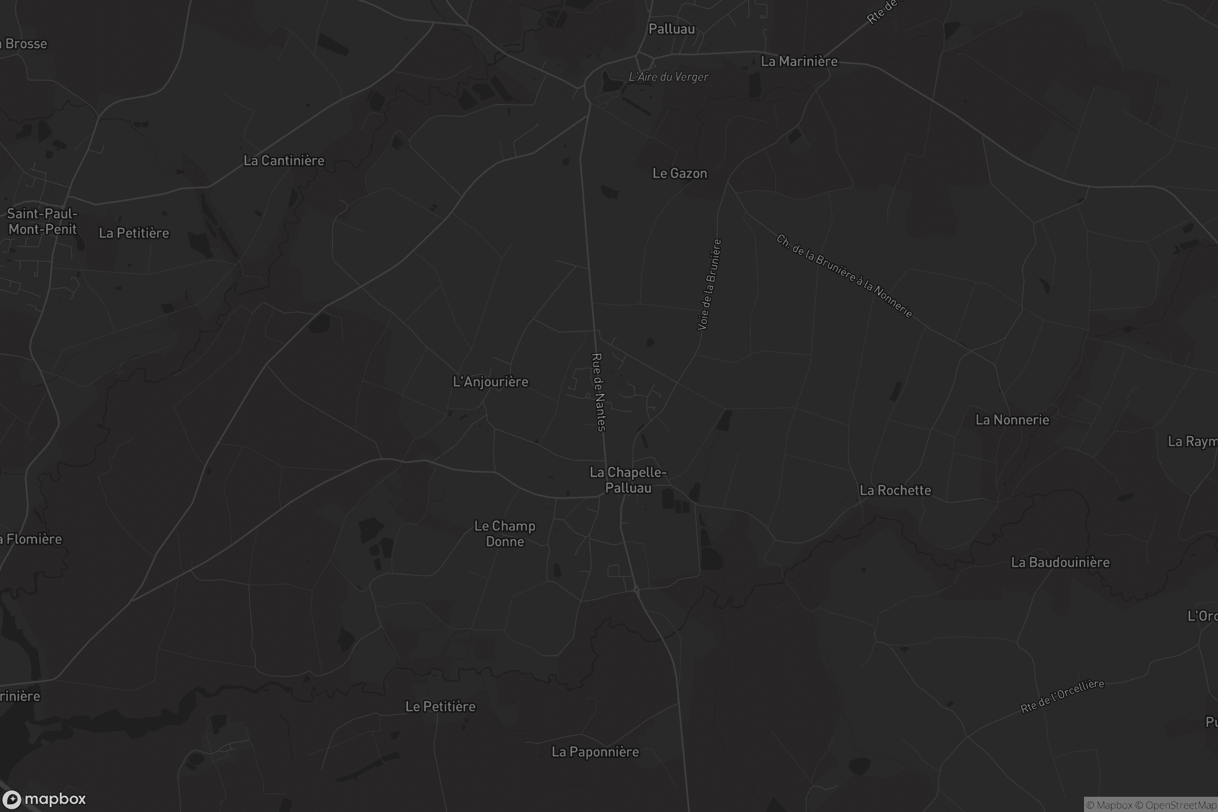 Carte de La Chapelle-Palluau