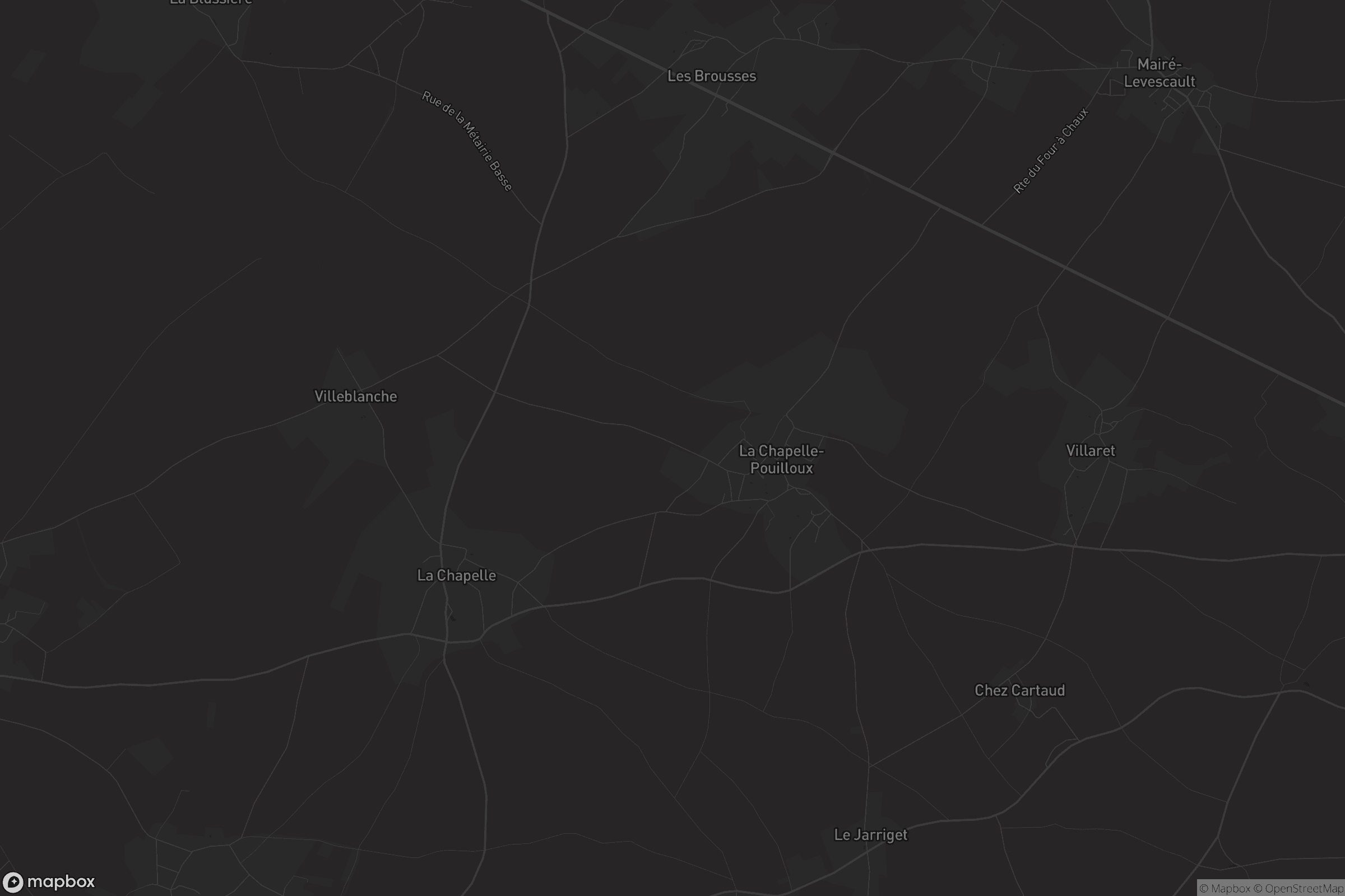 Carte de La Chapelle-Pouilloux