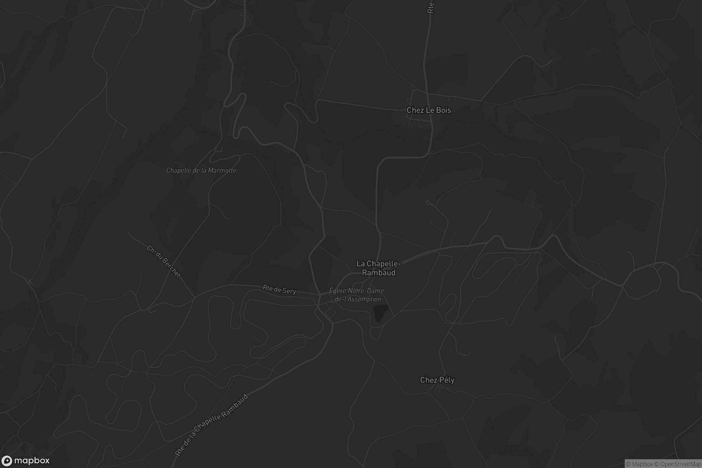 Carte de La Chapelle-Rambaud