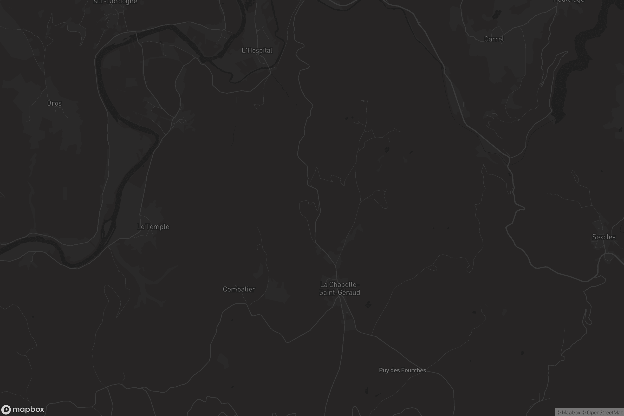 Carte de La Chapelle-Saint-Géraud