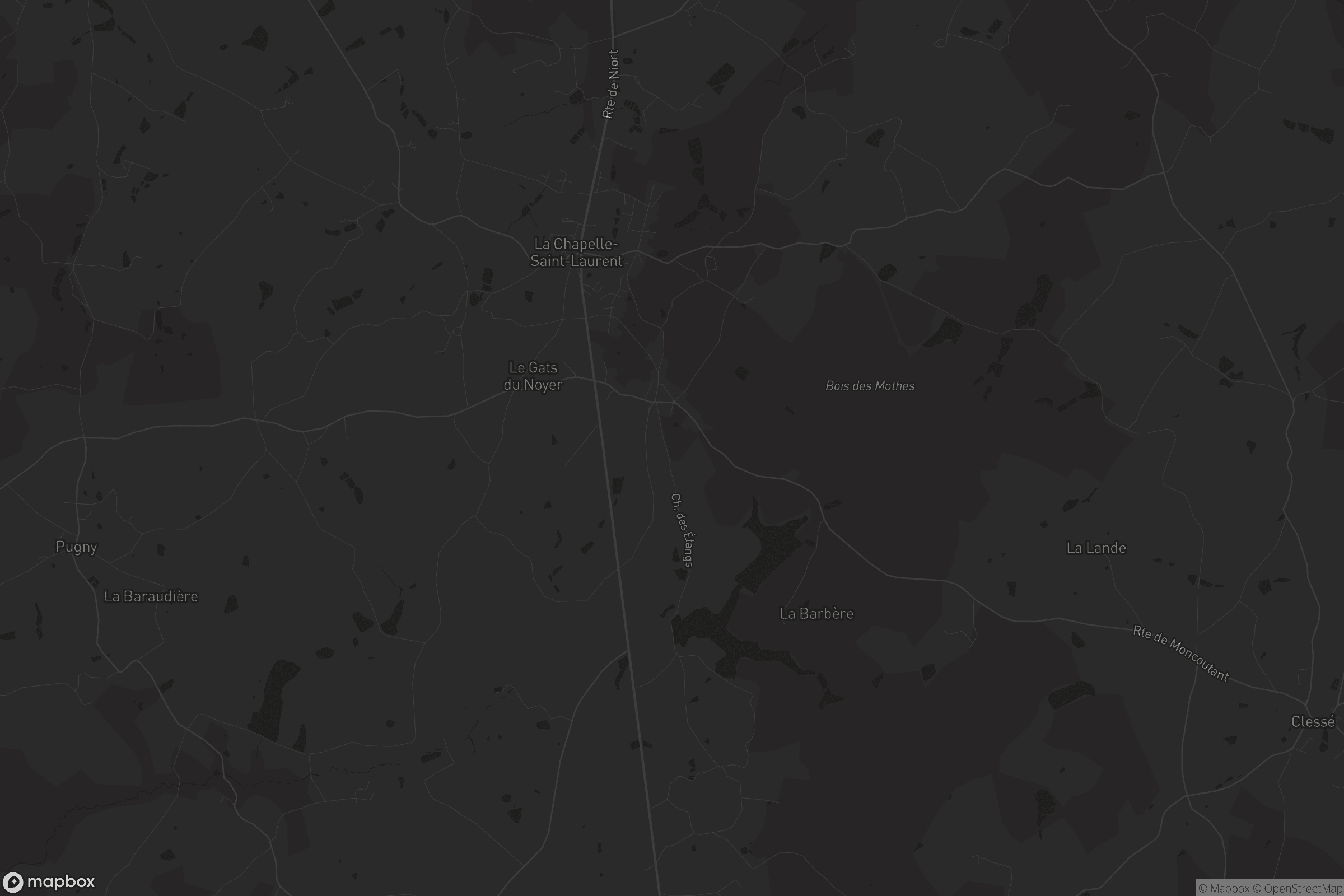 Carte de La Chapelle-Saint-Laurent