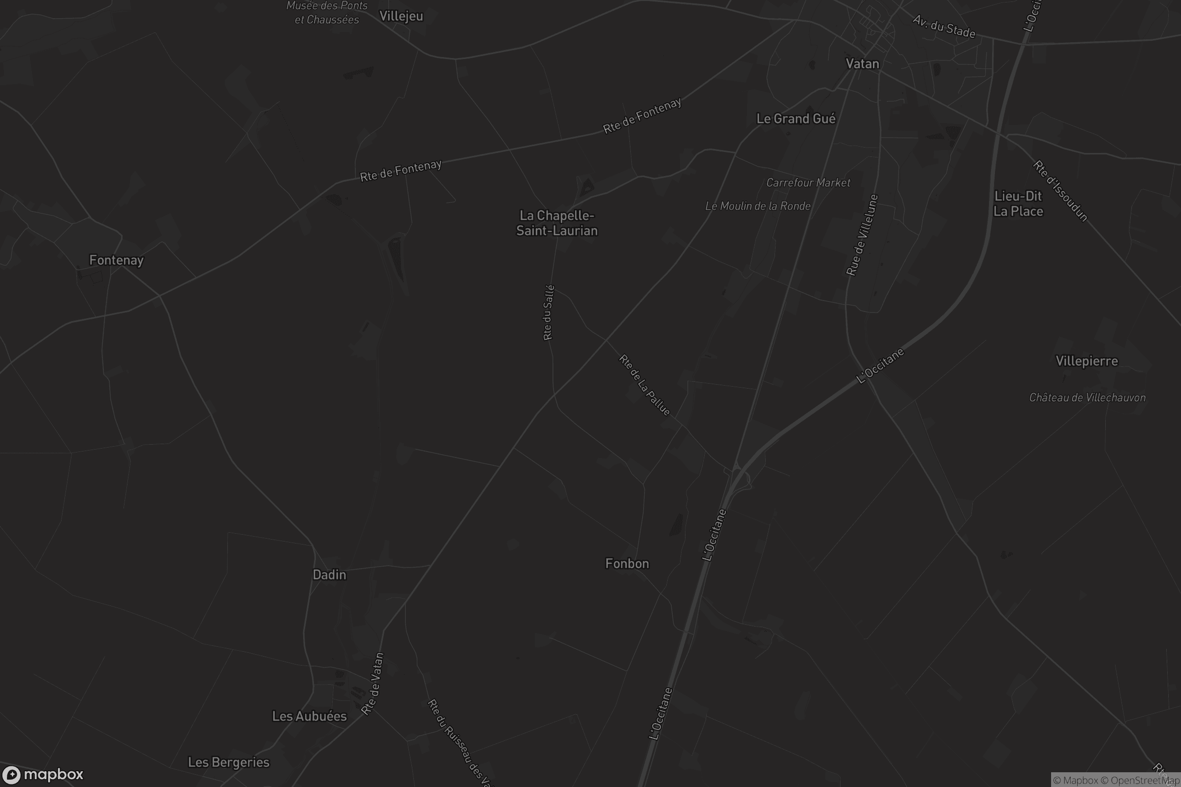 Carte de La Chapelle-Saint-Laurian