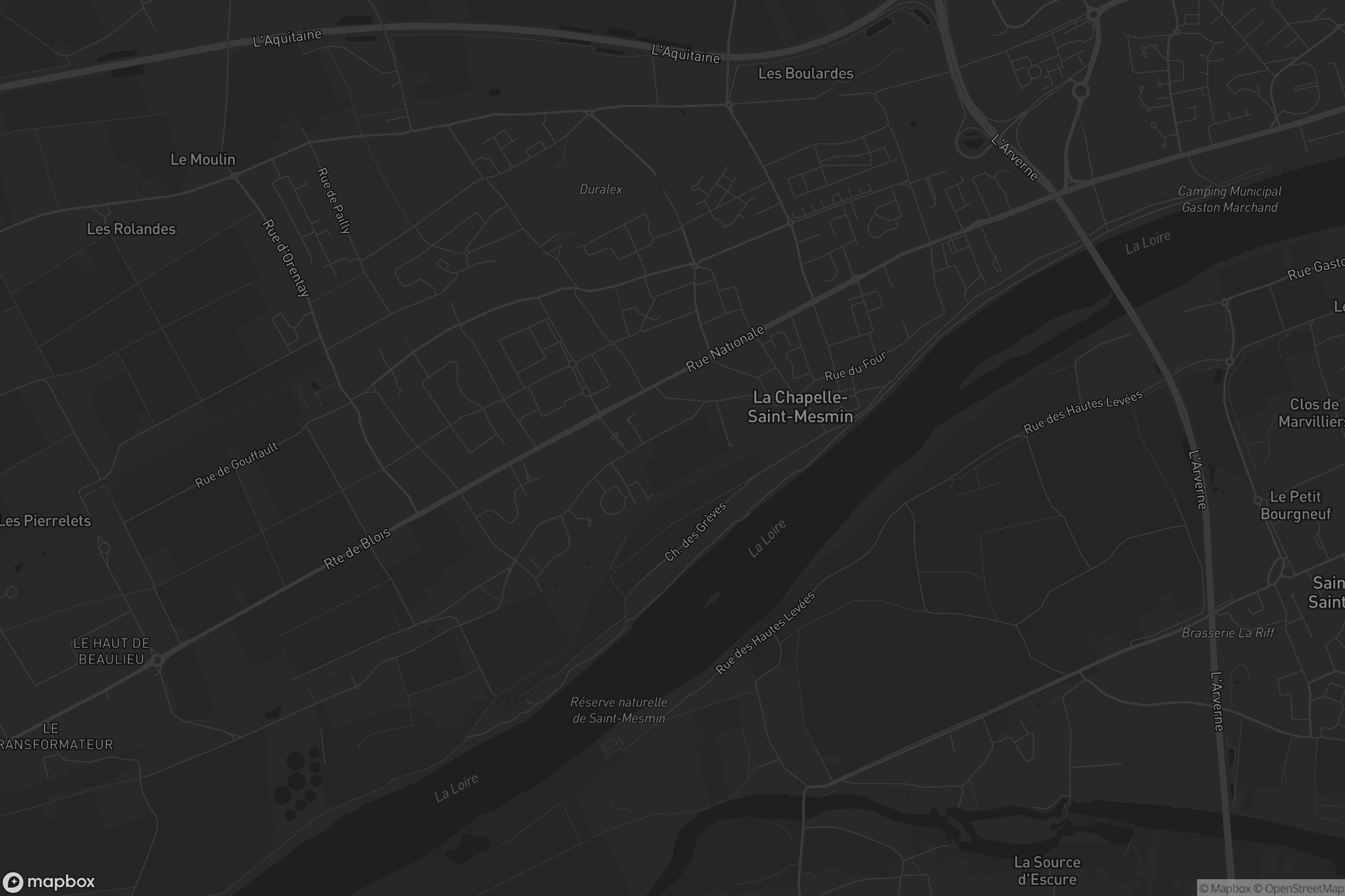 Carte de La Chapelle-Saint-Mesmin